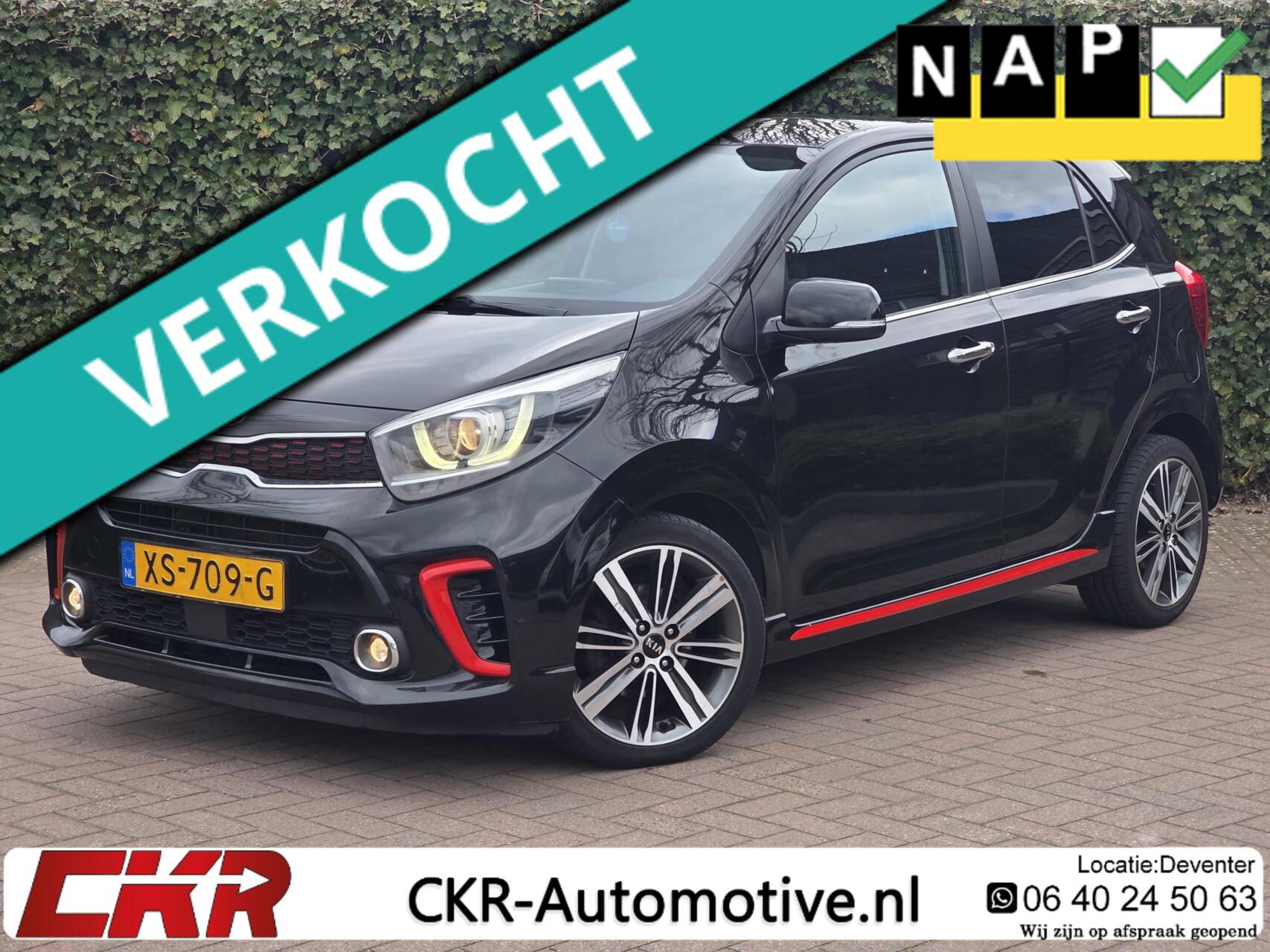 Kia Picanto 1.0 T-GDI GT 100PK /  VERKOCHT!!! 2019 - voorkant