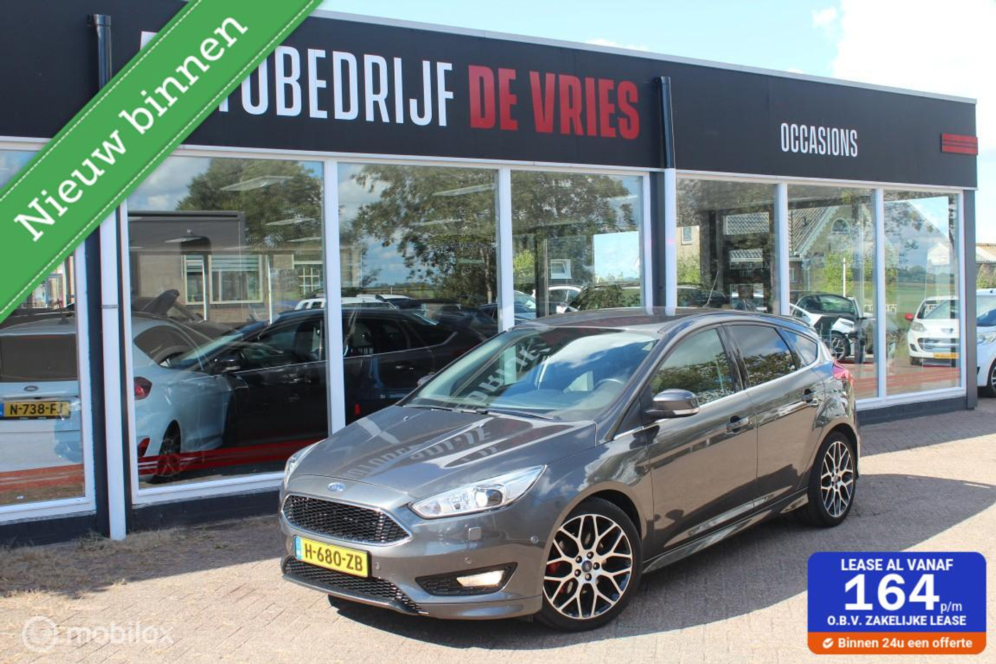 Ford Focus 1.5 ST-Line 183Pk Xenon/18Inch/Leder/Winterpakket 2015 - voorkant