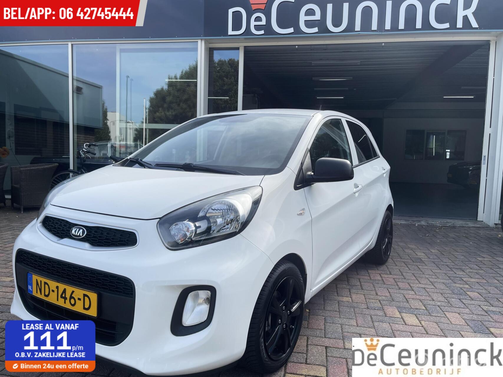 Kia Picanto 1.0 CVVT PlusLine/ NIEUWE APK! 2017 - voorkant