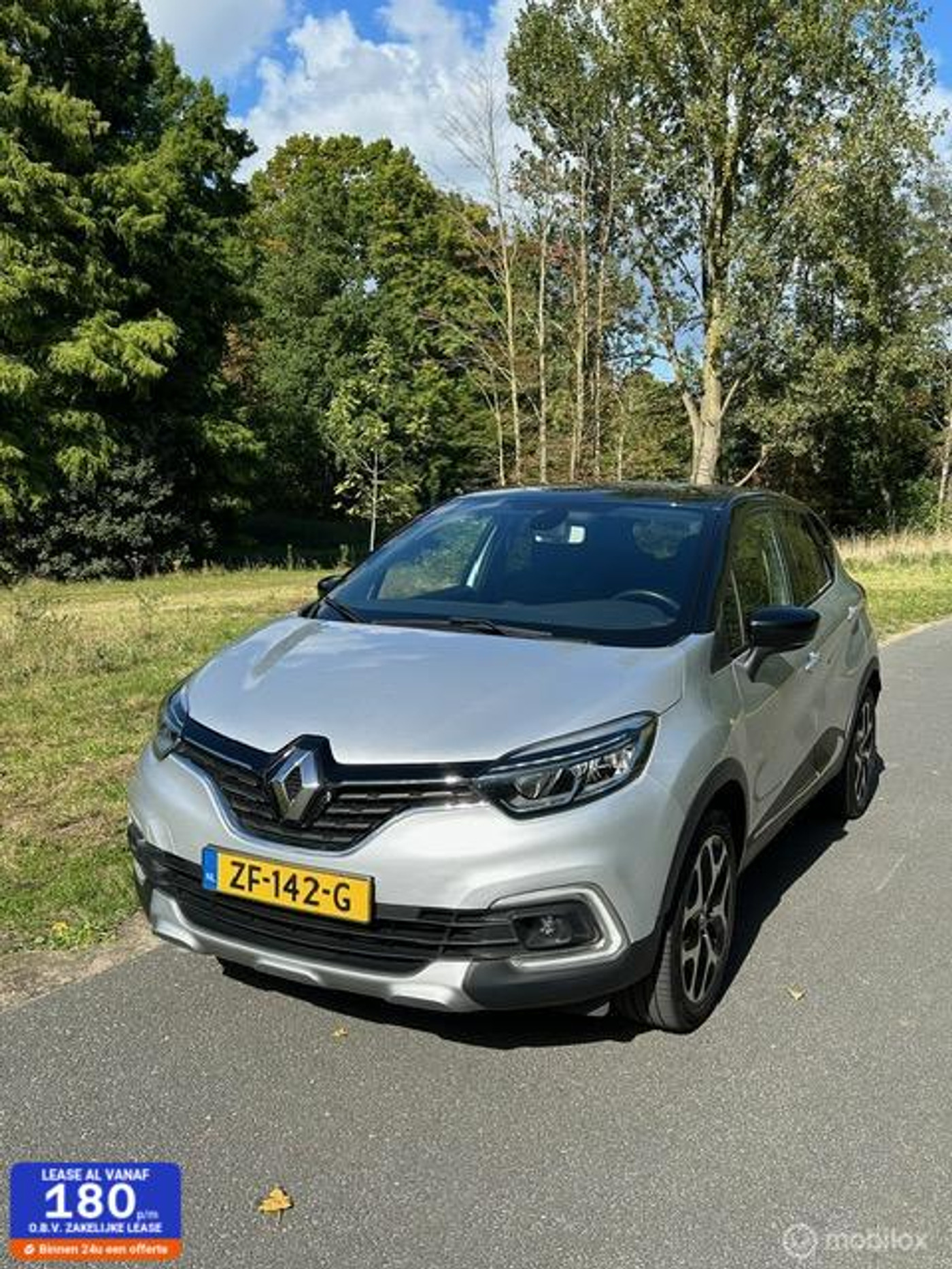 Renault Captur 1.2 TCe Intens Automaat, trekhaak, airco 2017 - voorkant