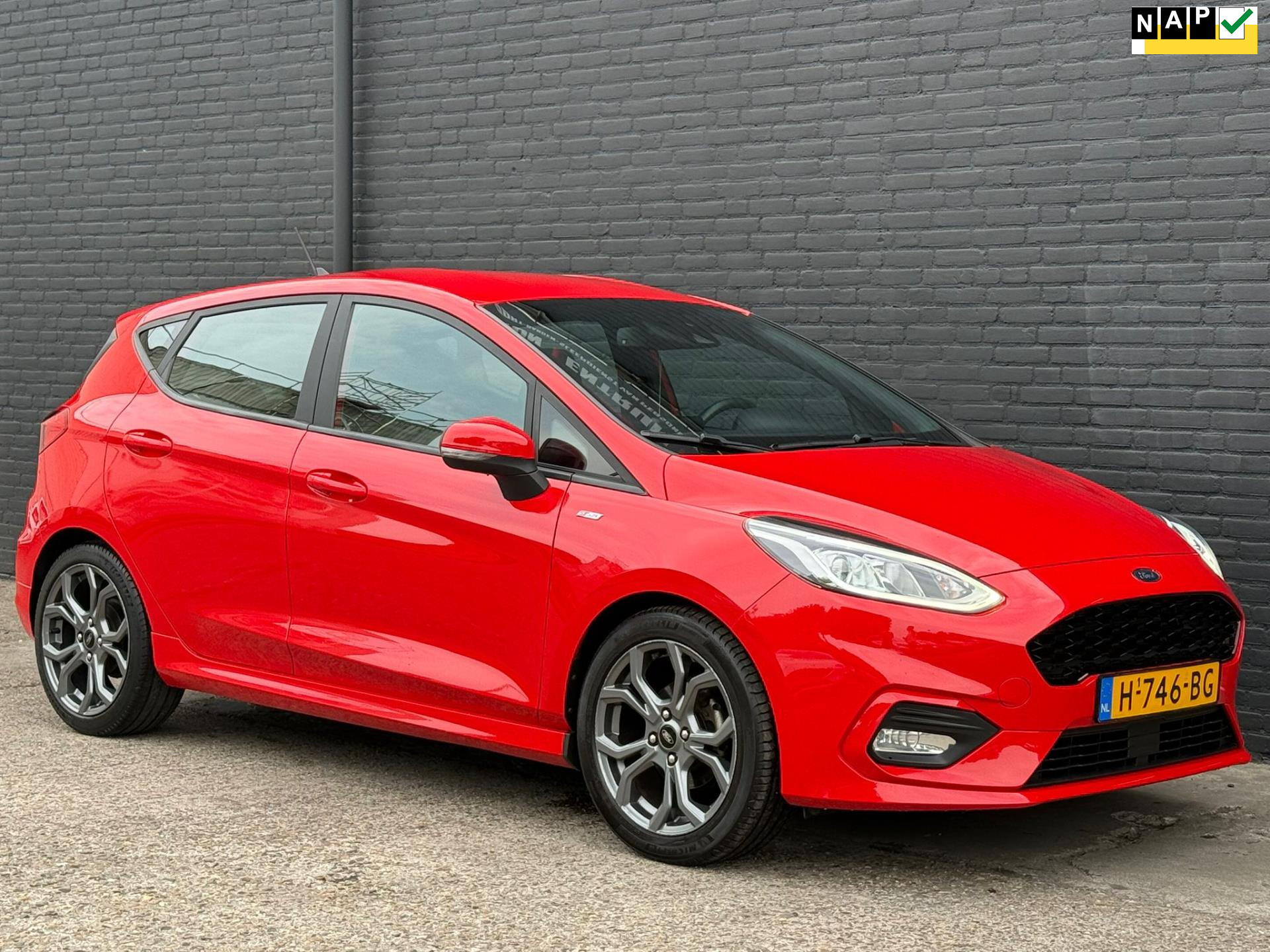Ford Fiesta 1.0 EcoBoost ST-Line 1STE EIGEN | PDC | CRUISE | KEYLESS | BTW 2019 - voorkant