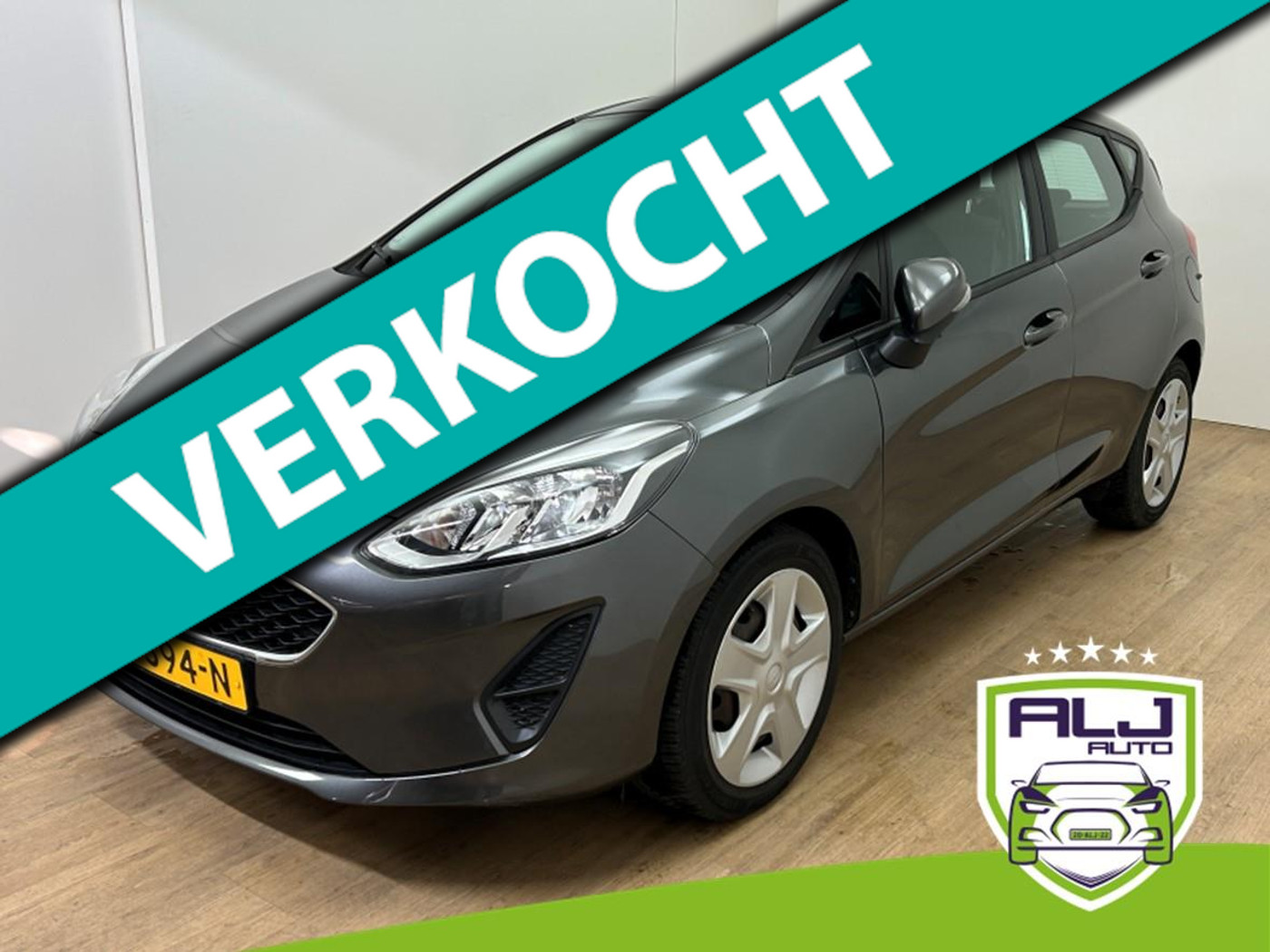Ford Fiesta Occasion 1.1 Trend | Grijs | Airco | Tweedehands Ford Fiesta | Carplay | Cruisecontrol 2018 - voorkant