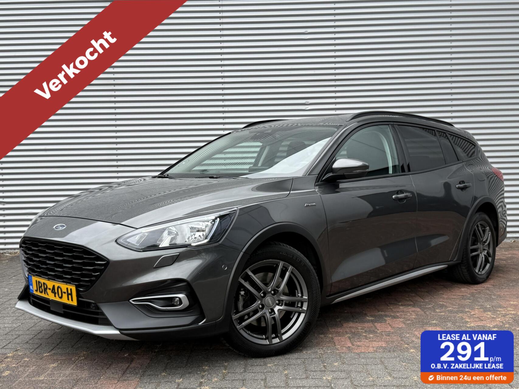 Ford Focus 1.5 EcoB ACTIVE 185 PK AUTOM CARPLAY CRUISE AIRCO 2019 VOL OPTIES 99638 KM GEREDEN EERSTE EIGENAAR NIEUWSTAAT 2019 - voorkant