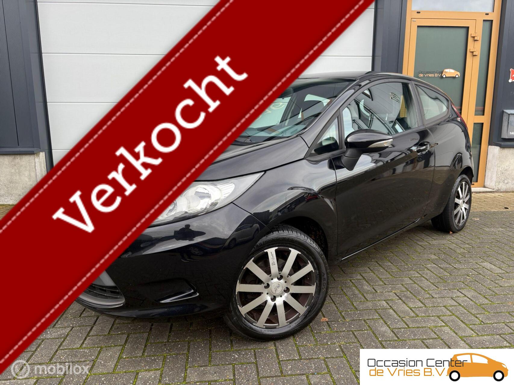 Ford Fiesta 1.4 Sport AircoElektrischPakketVelgenBluetooth 2009 - voorkant