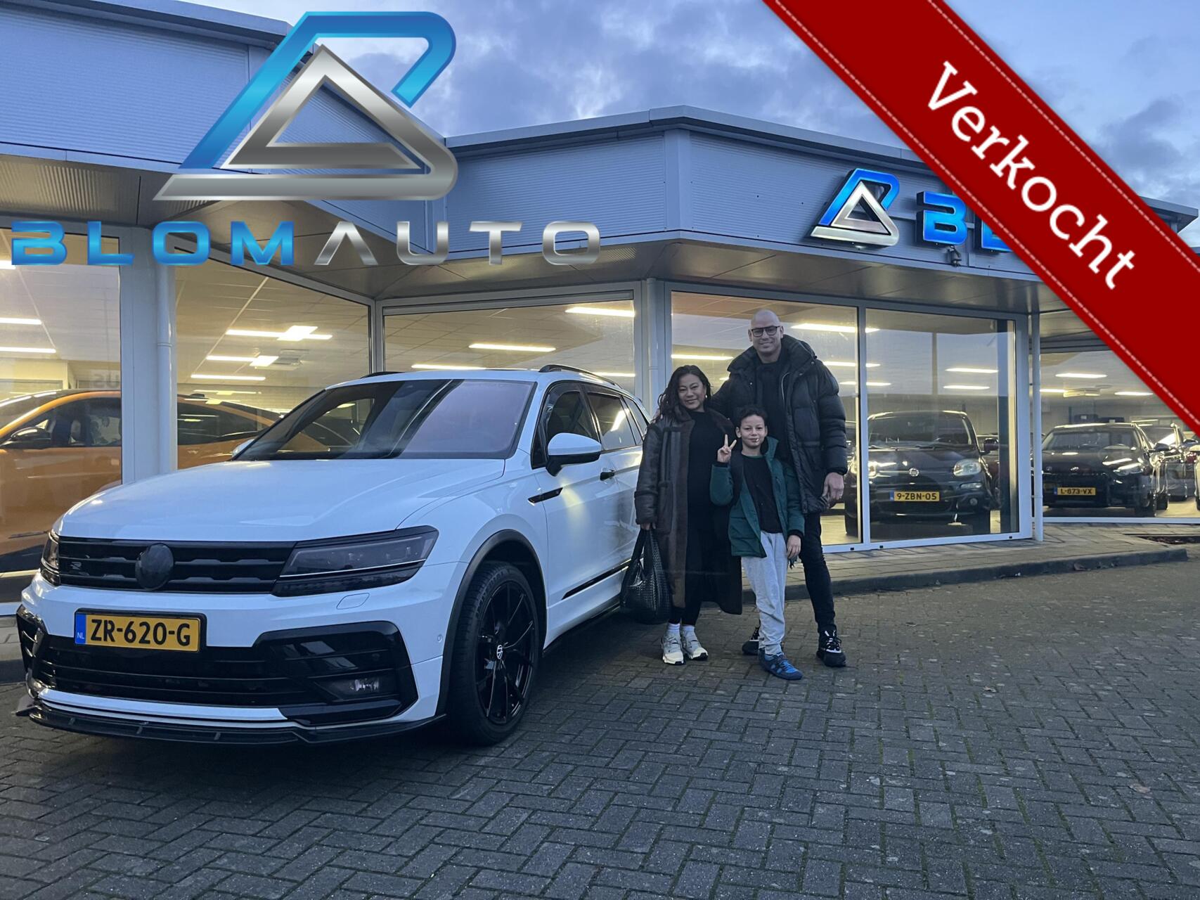Volkswagen Tiguan 1.5 TSI R-LINE 7p. PANO+EL. TREKH 2019 - voorkant
