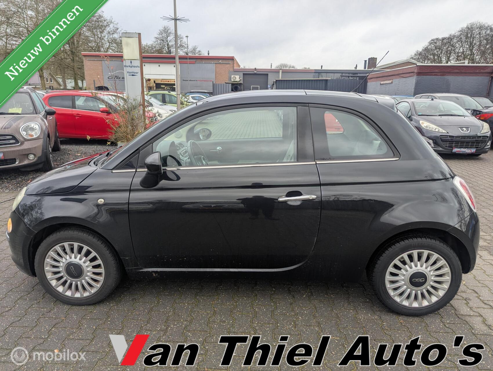 Fiat Fiat 500 1.2 Lounge airco/parkeer sensoren 2010 - voorkant