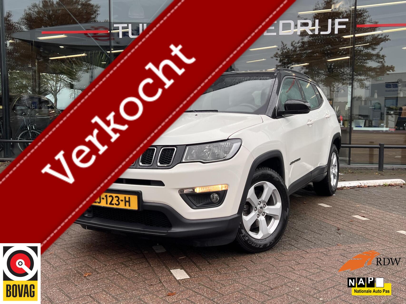 Jeep Compass 1.4 MultiAir Longitude Bi-color Mooie NL auto NAP 2019 - voorkant