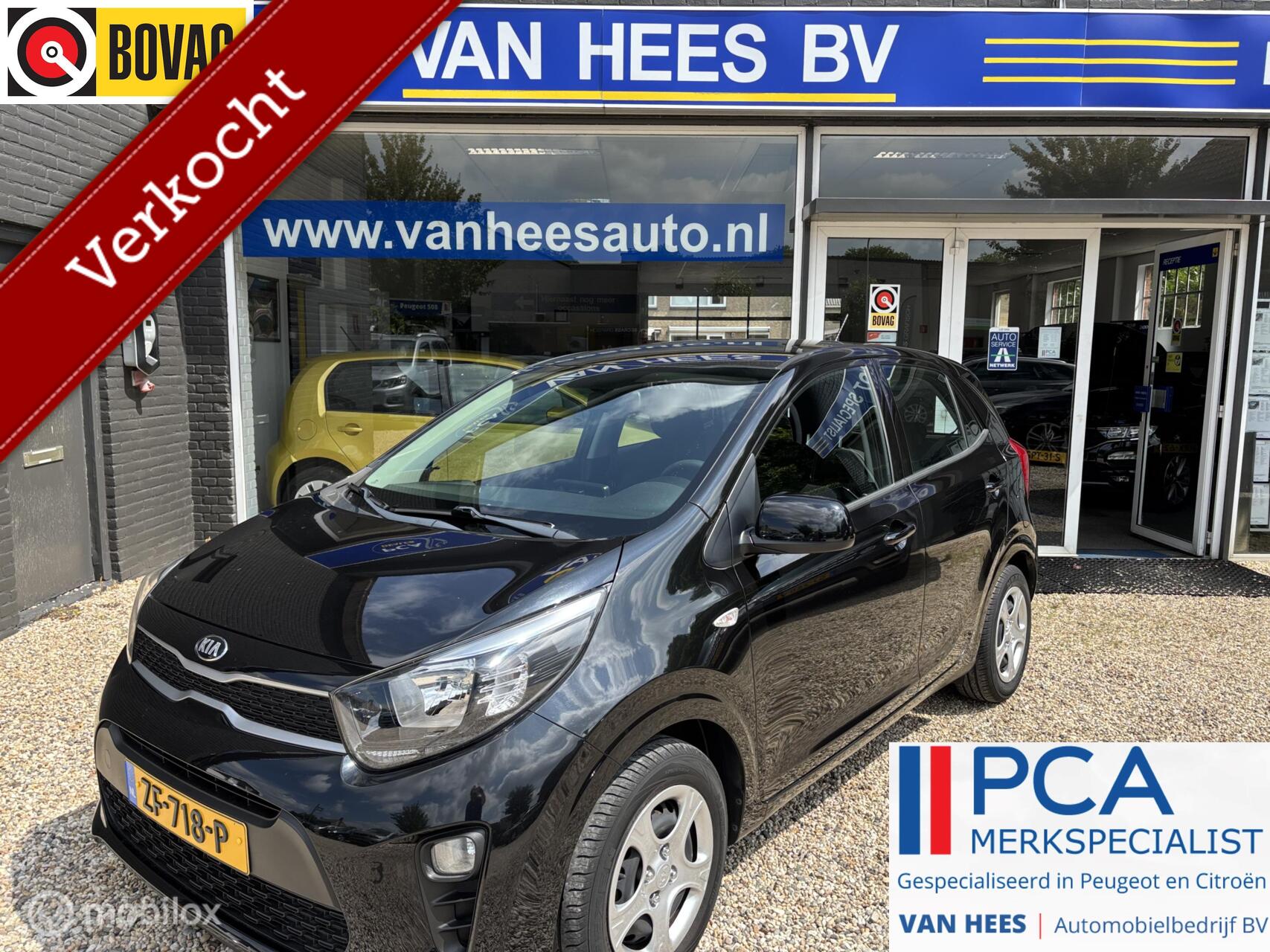 Kia Picanto 1.0 CVVT EconomyPlusLine airco en blue tooth 2019 - voorkant