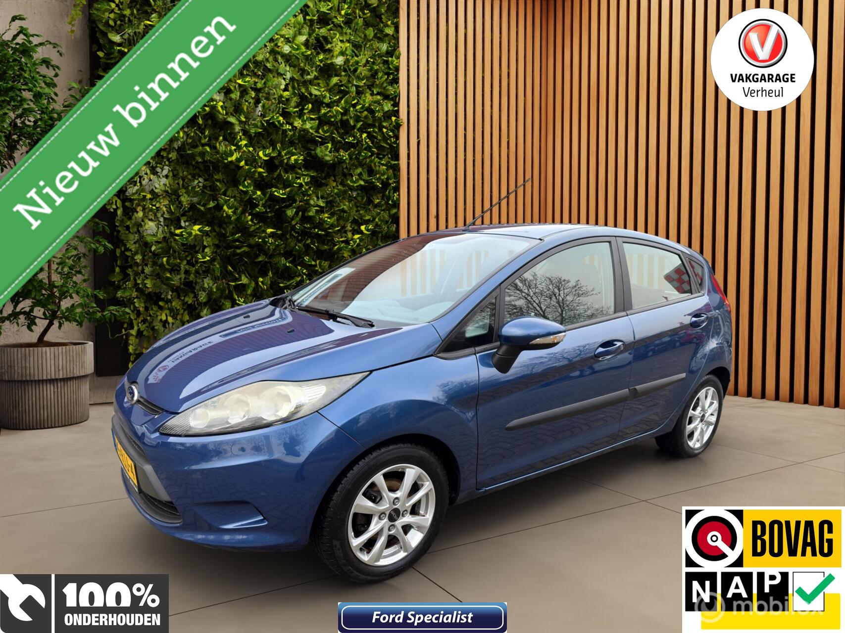 Ford Fiesta 1.25 Trend|82Pk|5Drs|Airco|Boekjes|Nap 2008 - voorkant