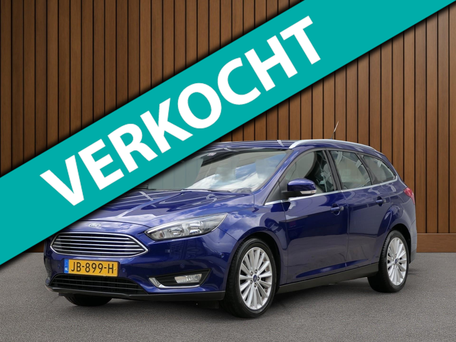 Ford Focus 1.0 Titanium 125PK! | Cruise | Clima | Navi | Nette Staat 2016 - voorkant