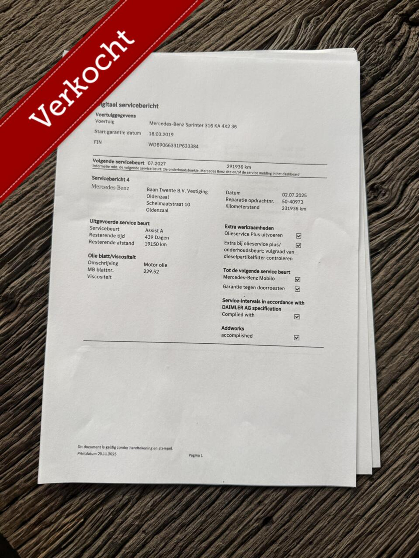 Foto van Mercedes-Benz Sprinter