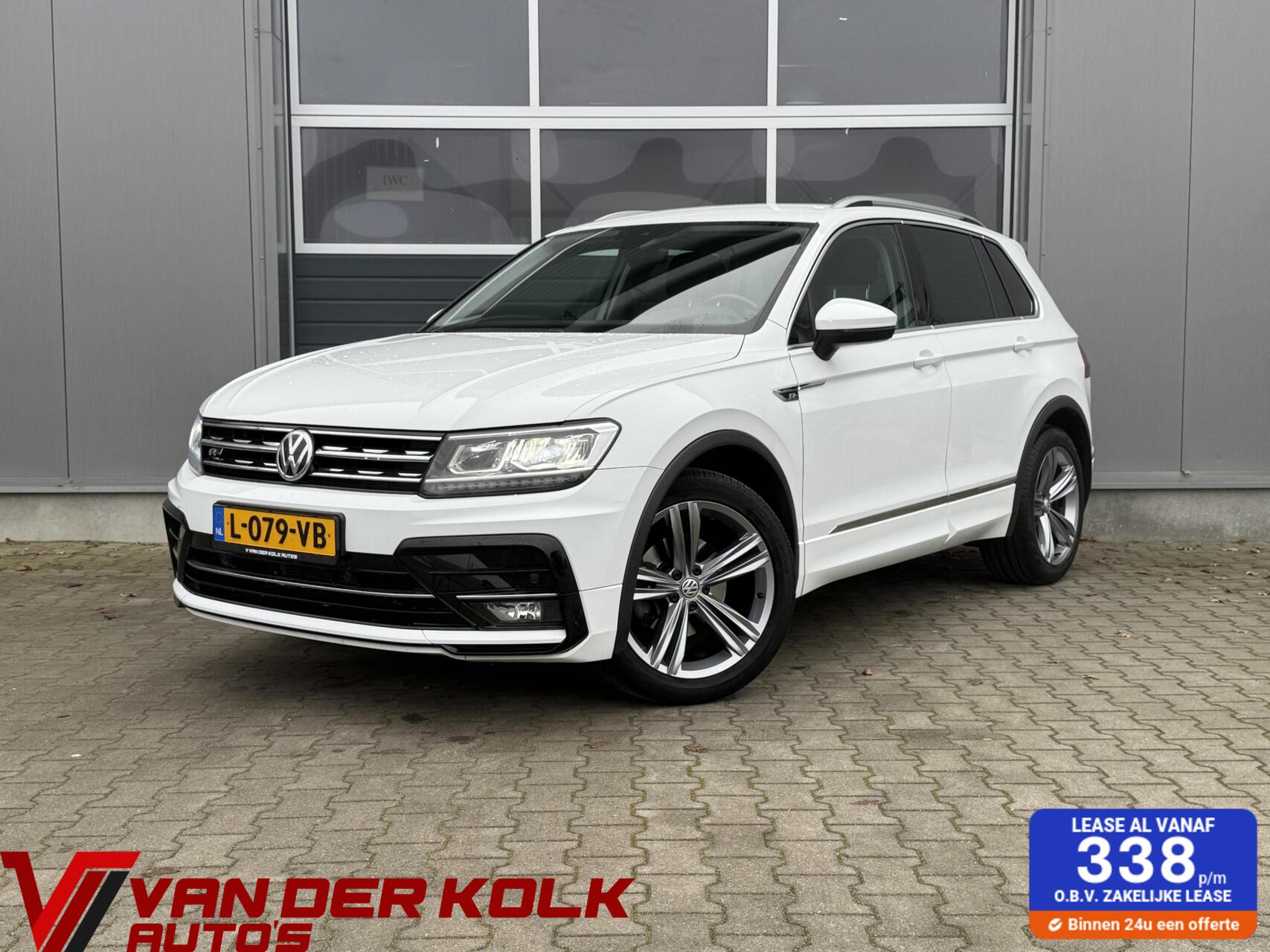 Volkswagen Tiguan 1.4 TSI R-Line LED Camera Adaptive Cruise CarPlay Navigatie Climate 2018 - voorkant