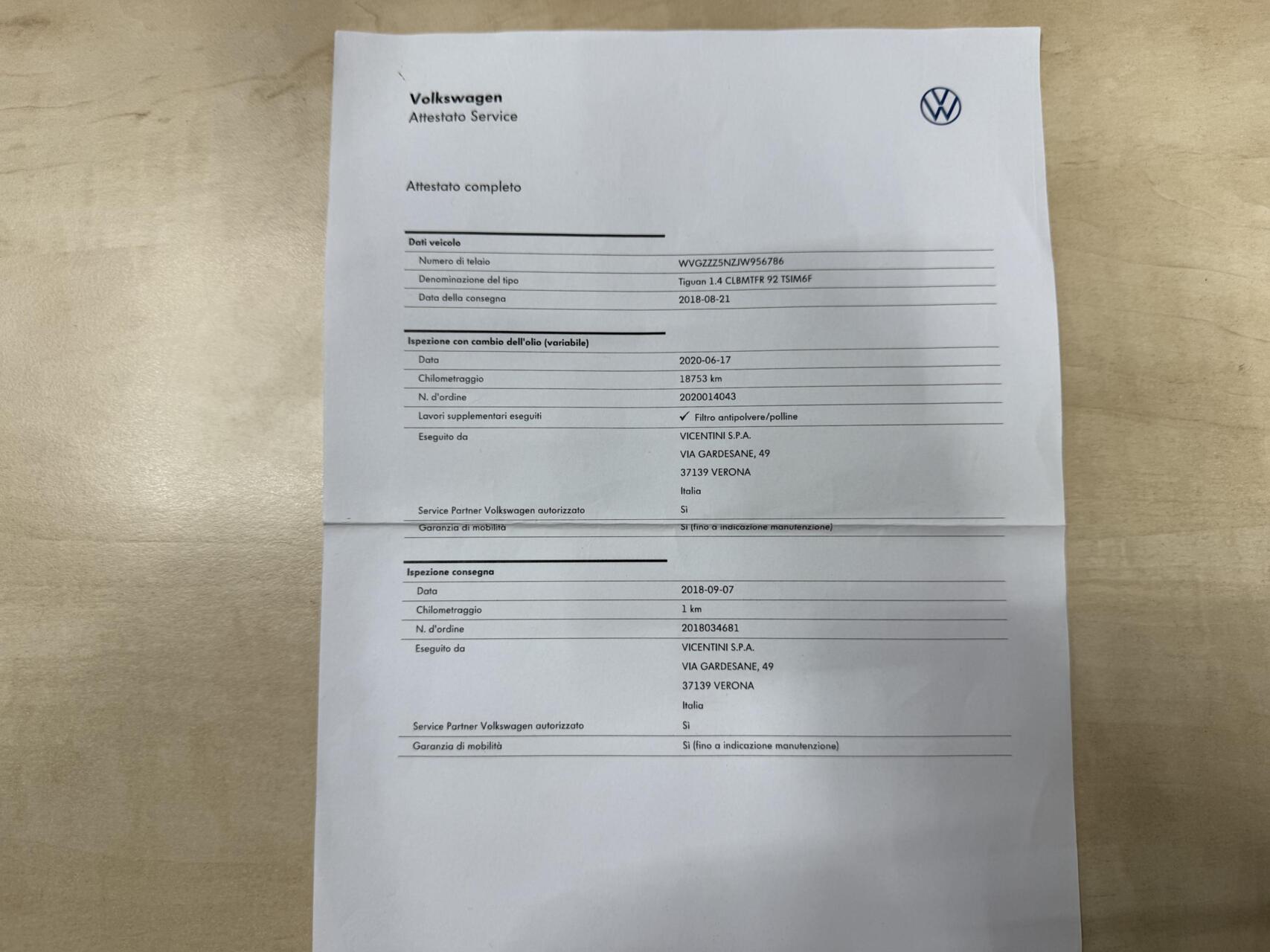 Foto van Volkswagen Tiguan
