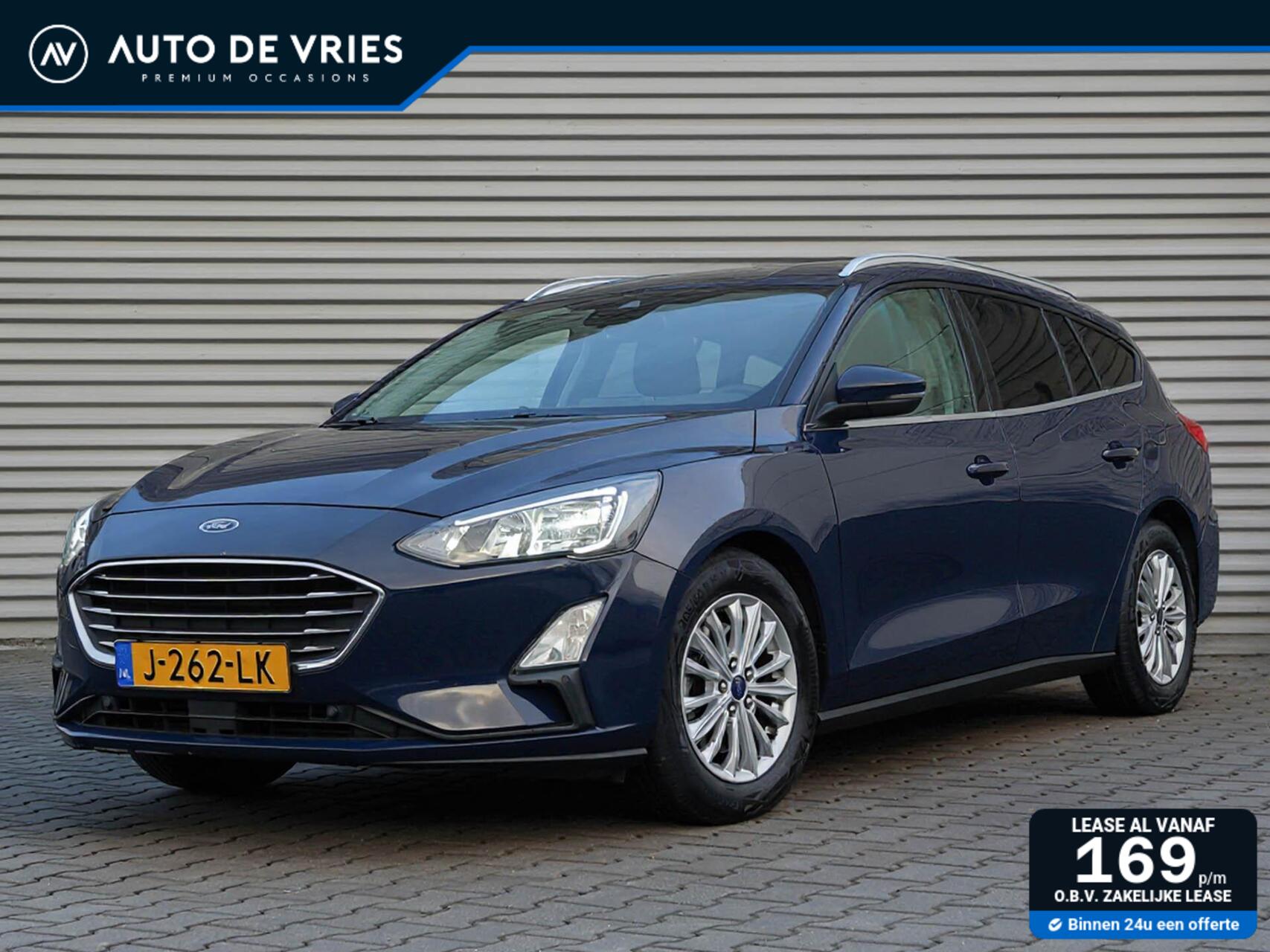 Ford Focus 1.0 EcoBoost Hybrid 125pk Titanium X Business | Camera | Carplay | Winter pakket | Trekhaak 2020 - voorkant