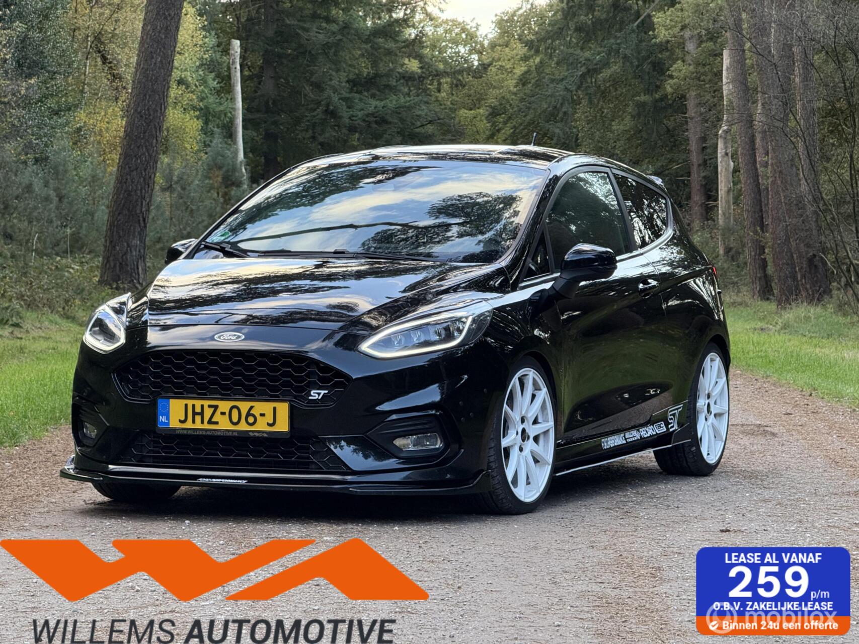 Ford Fiesta 1.5 EcoBoost ST 200 PK Milltek-Maxton-18inch-Led 2018 - voorkant