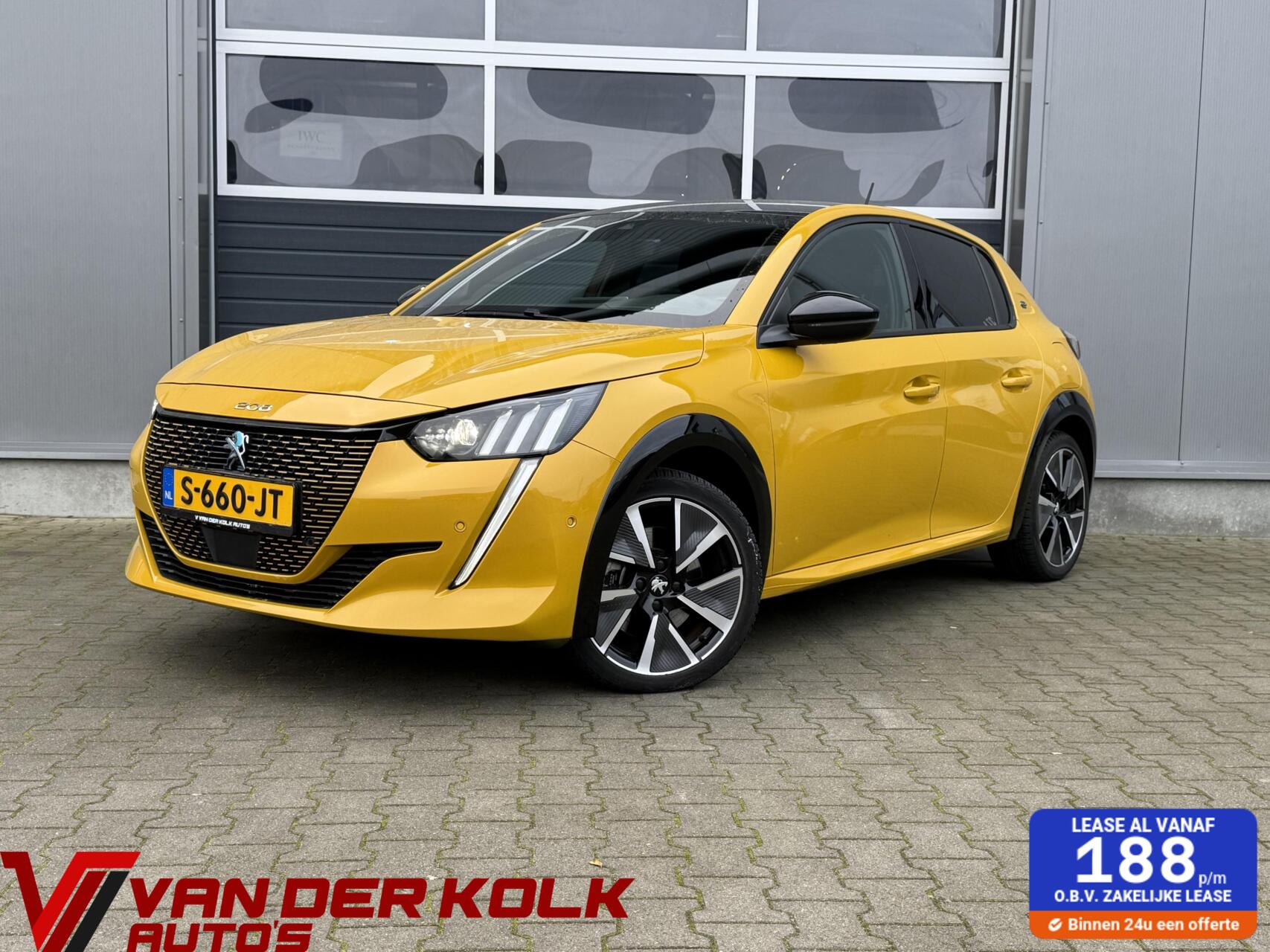 Peugeot 208 EV GT-Line 50 kWh CarPlay LED Camera Navigatie Climate Cruise 2021 - voorkant