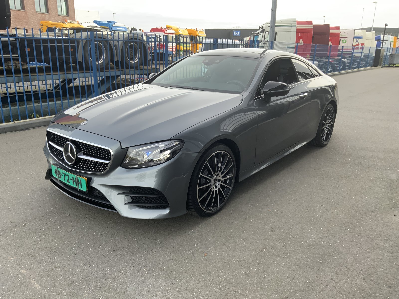 Mercedes-Benz E-klasse Coupé 400 4M. Prem. Plus 2018 - voorkant
