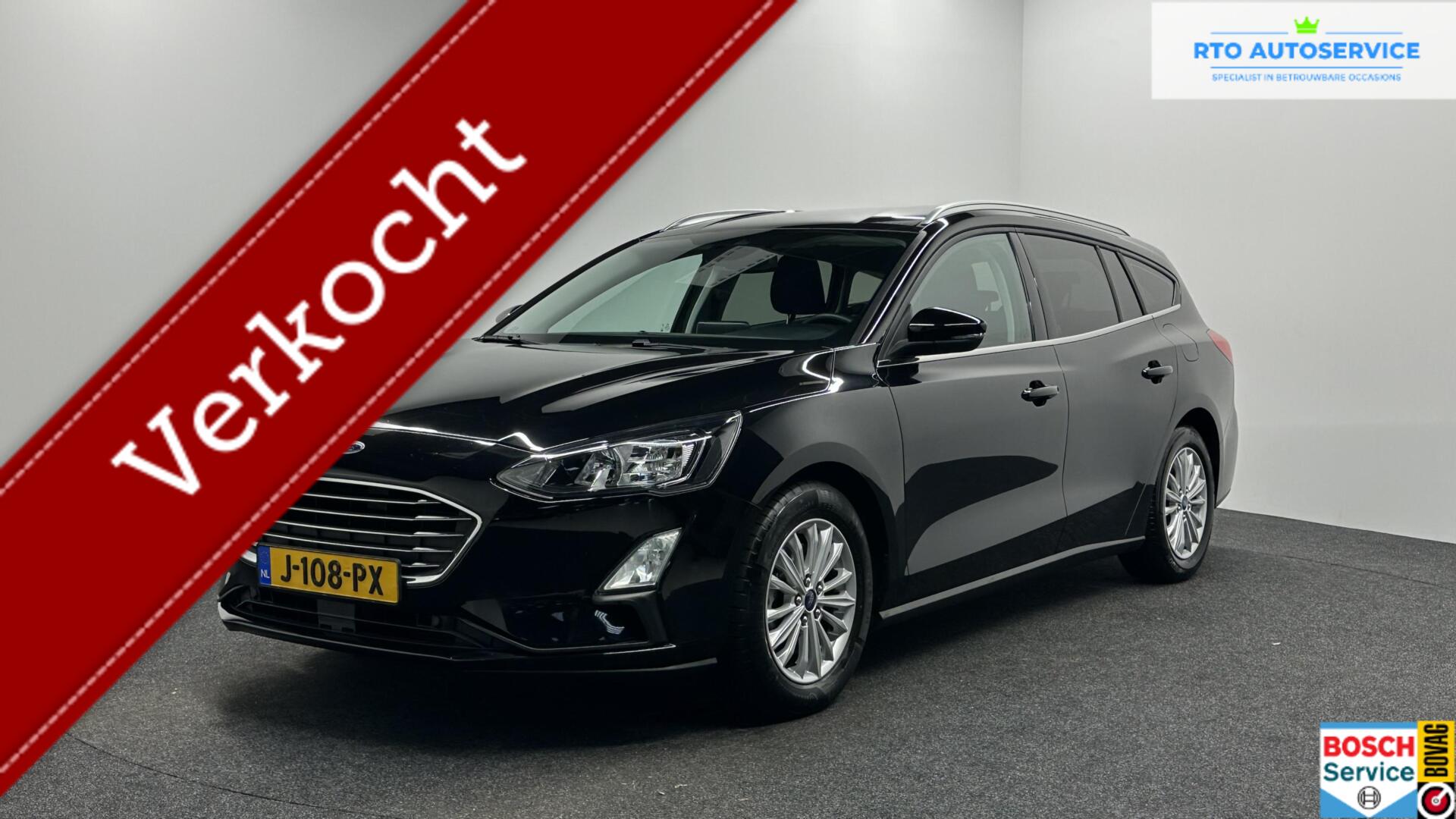 Ford Focus 1.0 EcoBoost Trend Edition Business ECC NAVI CRUISE STOEL/STUUR VERWARMING. 2020 - voorkant