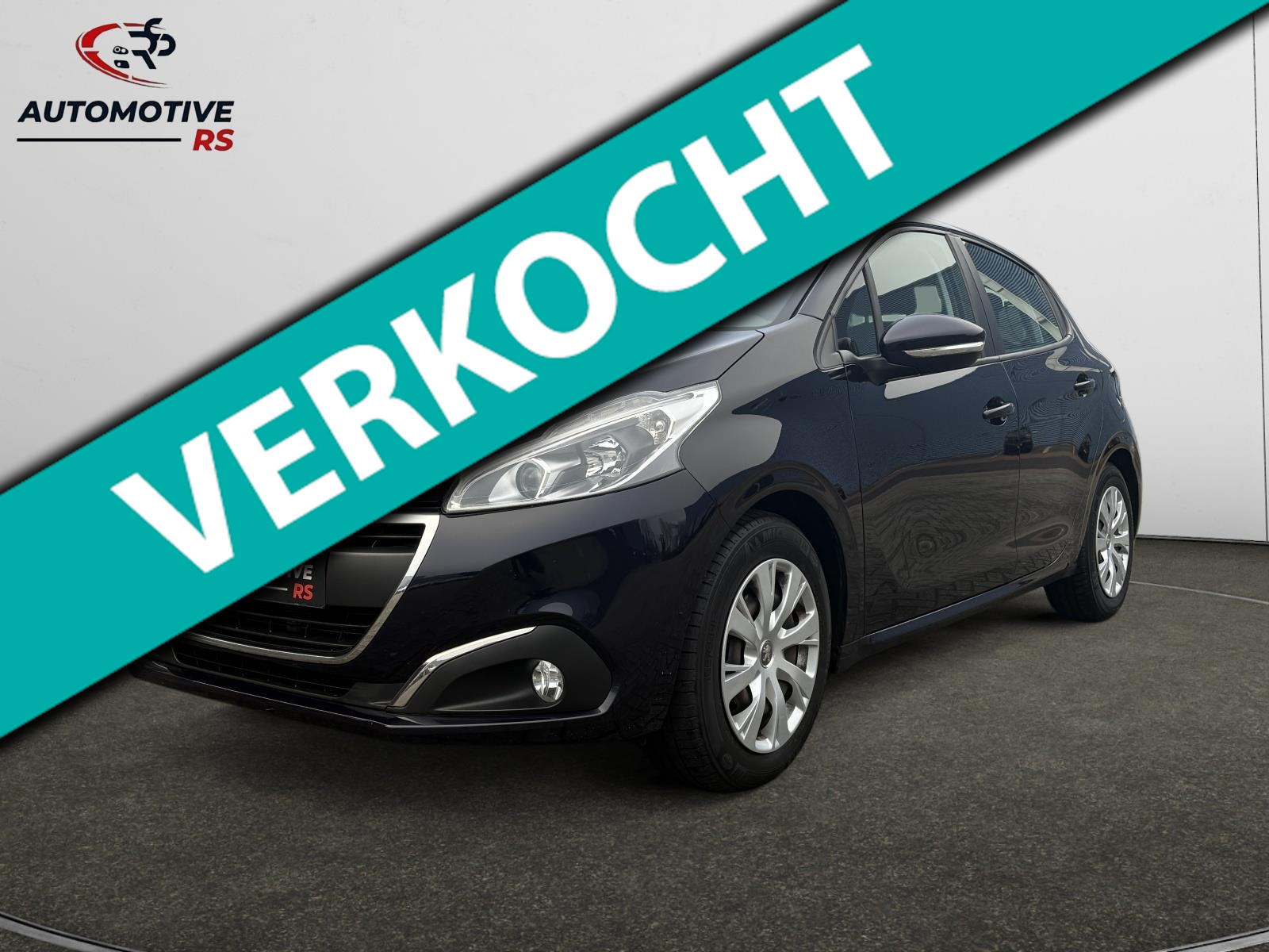 Peugeot 208 1.2 PureTech Blue Lease Cruise Control Navi Parkeersensoren Bluetooth Led Apple Carplay/Android Auto Nap Isofix 2017 - voorkant
