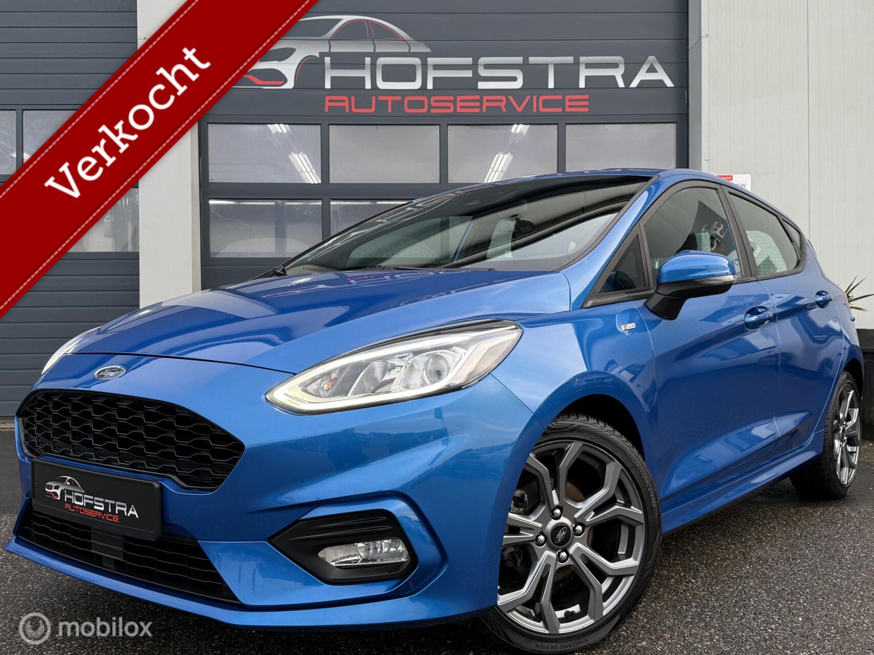 Ford Fiesta 1.0 EcoBoost ST-Line Adaptive-Cruise Carplay 17" Uniek 2019 - voorkant