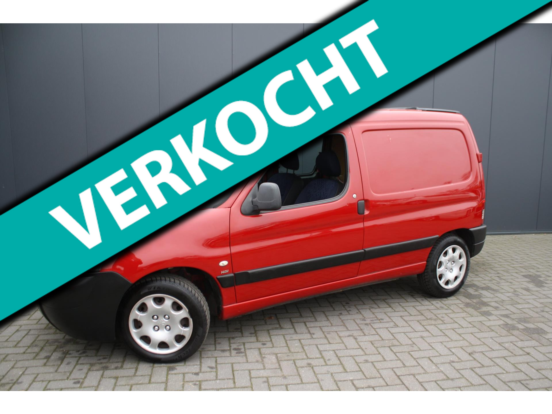 Peugeot Partner 170c 1.6hdi - 500 - 55kw 170C 1.6 HDI MARGE - AIRCO - TREKHAAK 2006 - voorkant