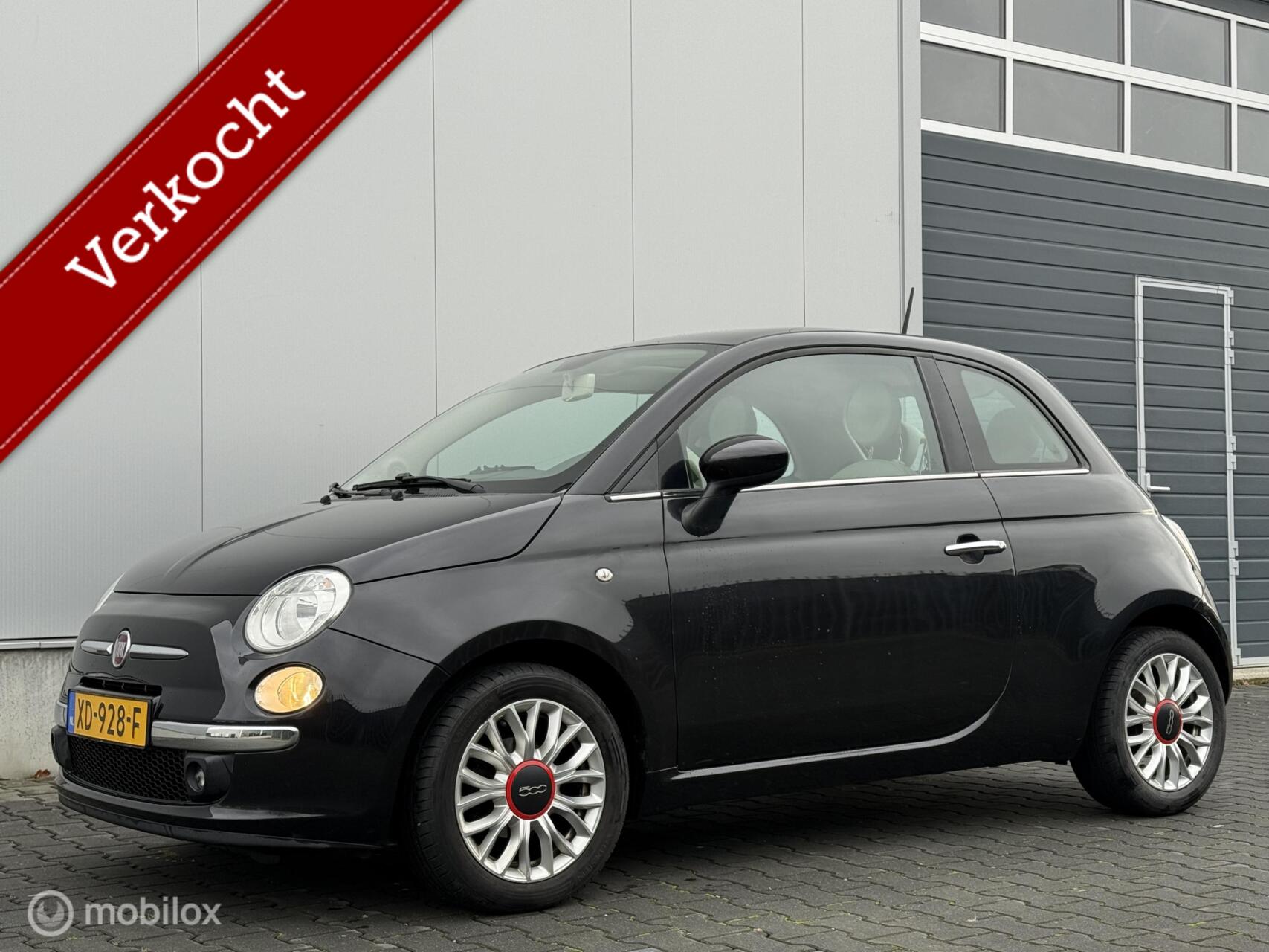 Fiat Fiat 500 1.2 - zeer netjes - pano dak - airco - APK nieuw 2015 - voorkant