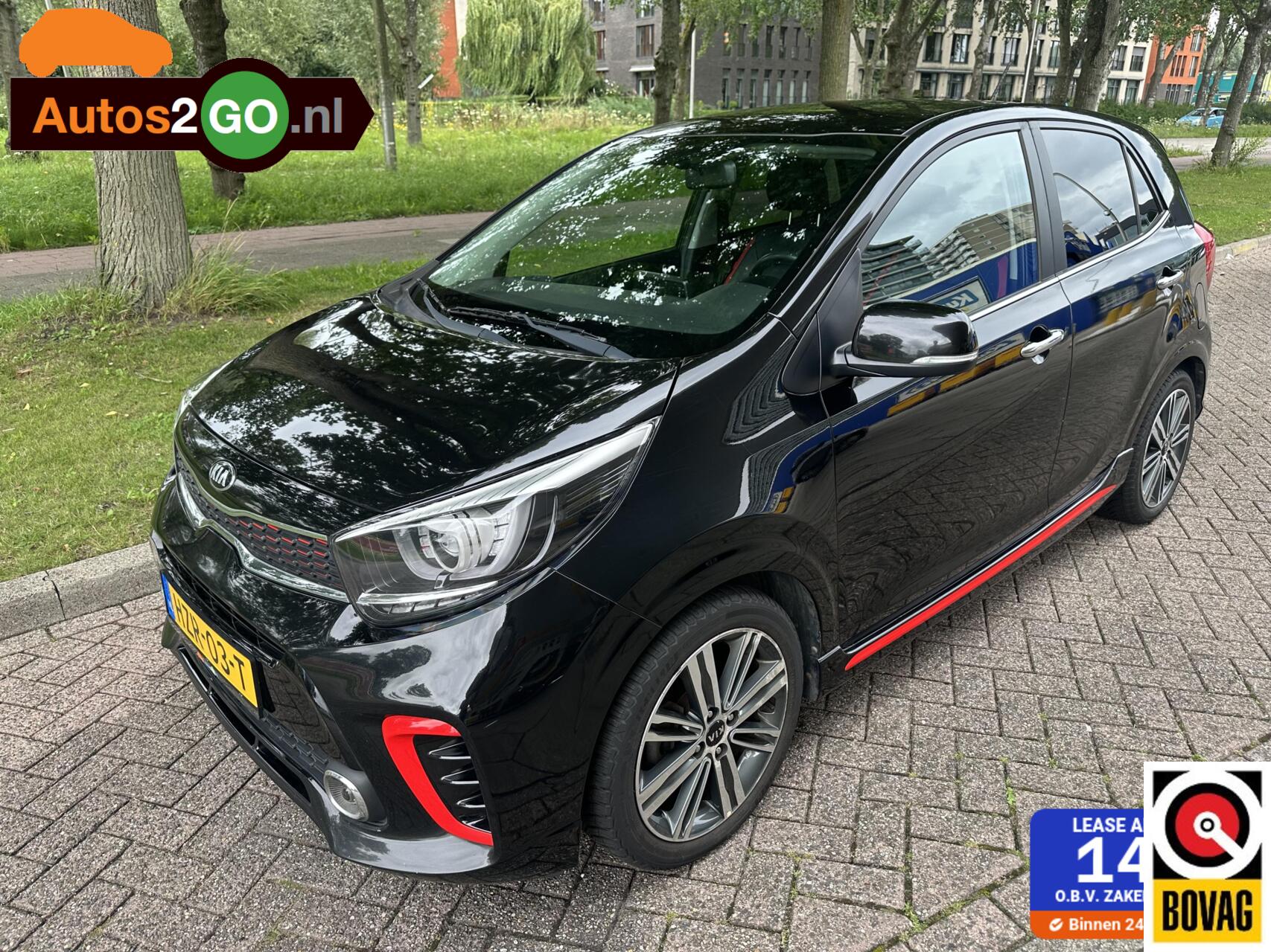 Kia Picanto 1.2 CVVT GT-Line I Airco I Navi I camera I AppleCarplay Android Auto I Rijklaar I 2017 - voorkant