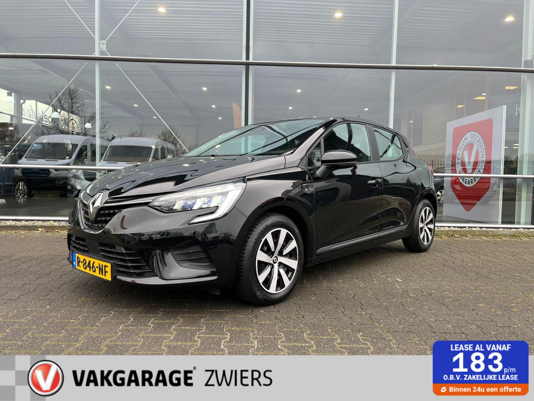 Renault Clio 1.0TCe 90 Equilibre Navigatie AIrco PDC 42000KM 2022 - voorkant