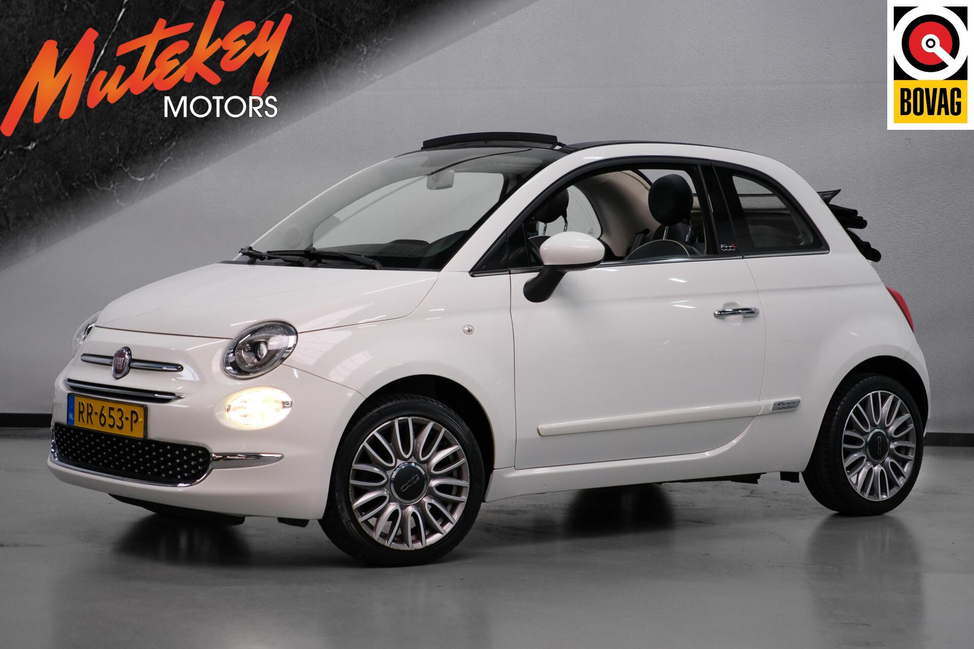 Fiat Fiat 500 1.2 Lounge |CABRIO|AIRCO|LED|CARPLAY 2018 - voorkant