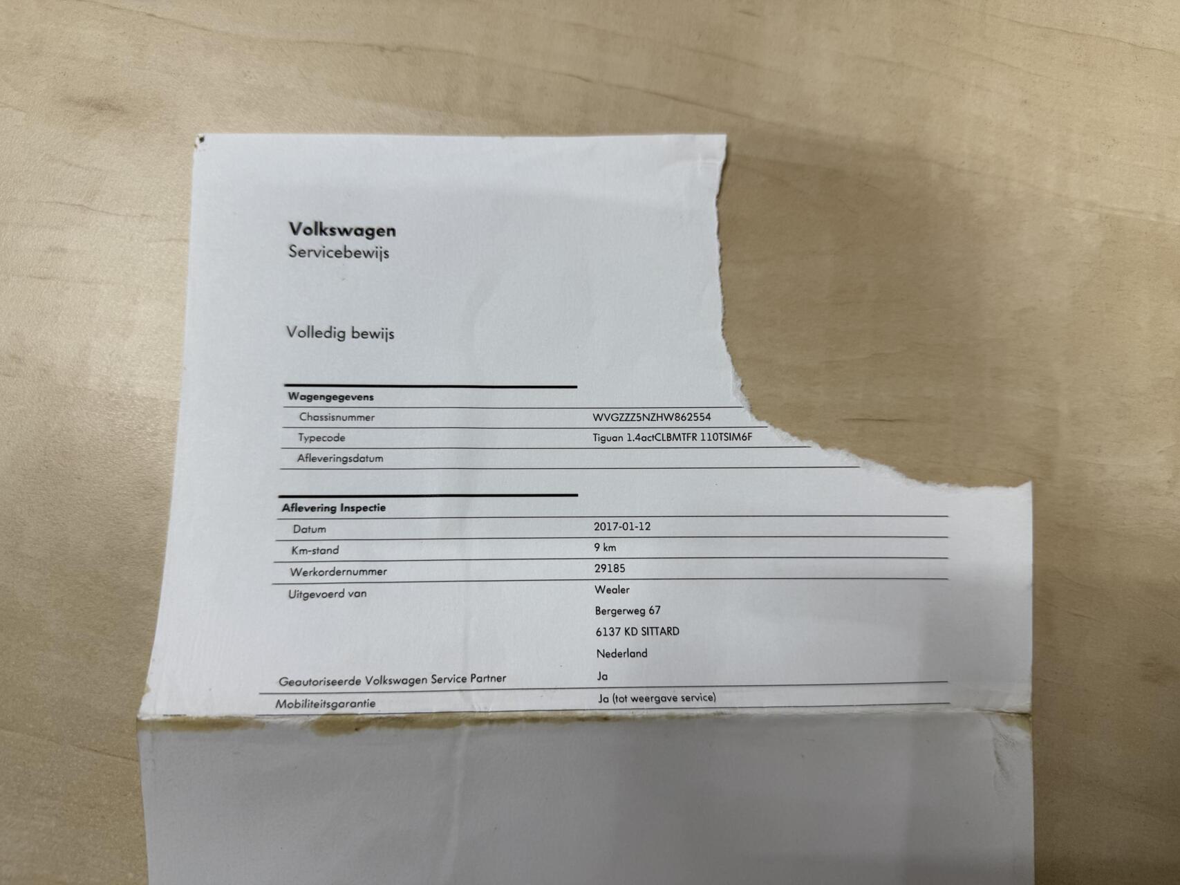Foto van Volkswagen Tiguan