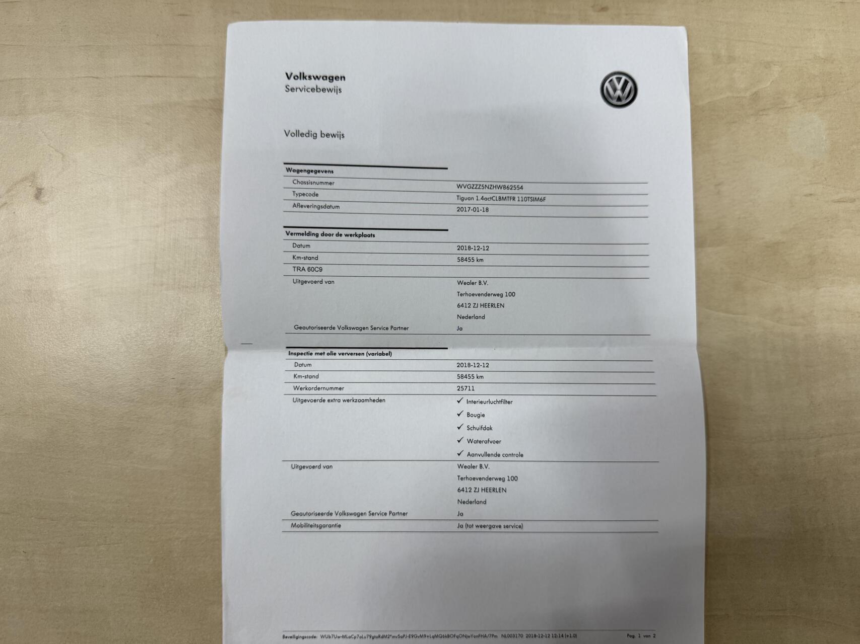 Foto van Volkswagen Tiguan