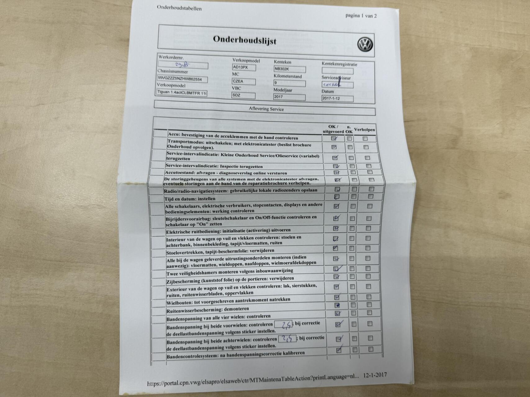 Foto van Volkswagen Tiguan