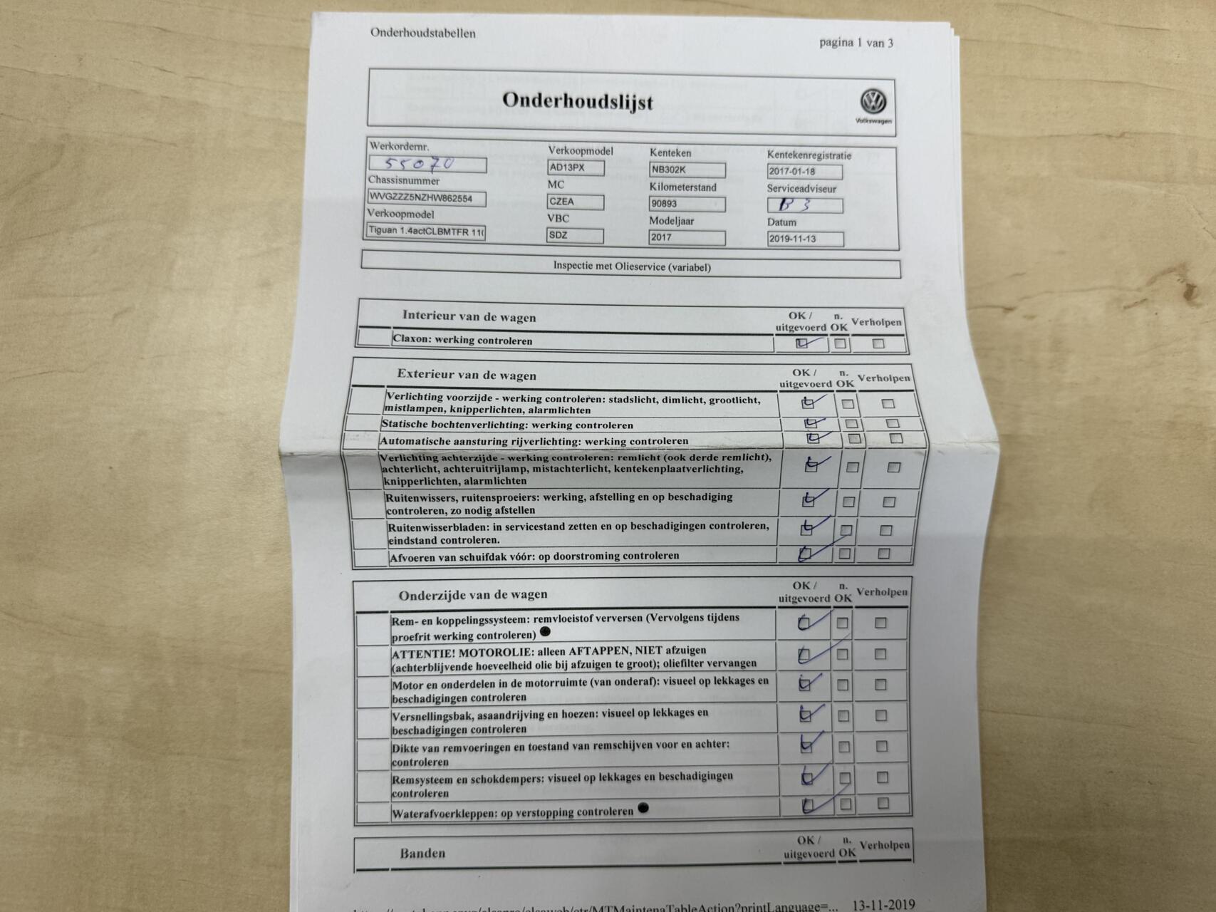 Foto van Volkswagen Tiguan