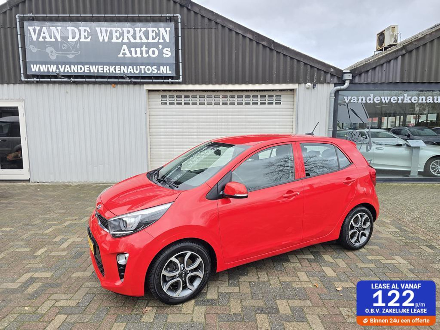 Kia Picanto 1.0 CVVT First Edition 5zits Clima|Navi|Camera|Metallic|Nap!! 2017 - voorkant