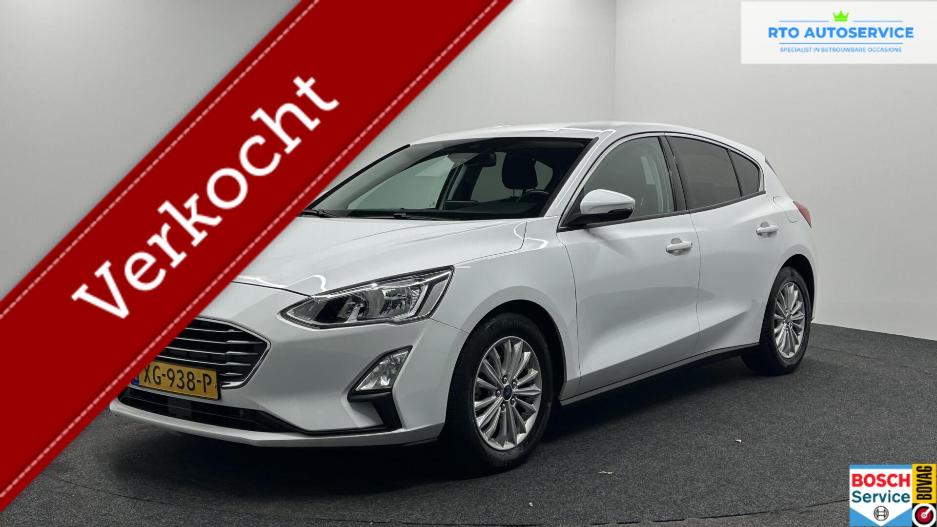 Ford Focus 1.0 EcoBoost Titanium Business ECC NAVI CARPLAY CRUISE LM. 2019 - voorkant