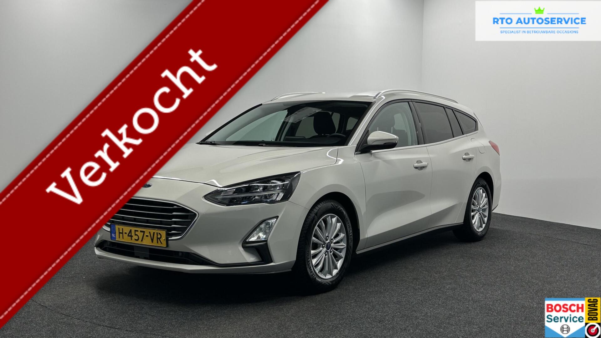 Ford Focus 1.0 EcoBoost Titanium Business CRUISE LM CARPLAY TREKHAAK. 2020 - voorkant