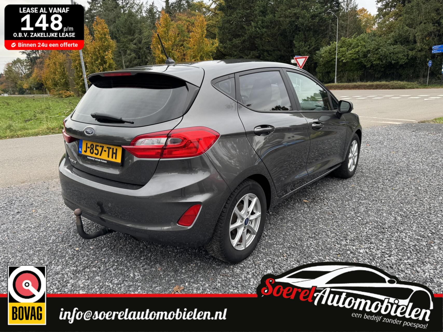 Ford Fiesta 1.1  clima 5d p sens 5d trekhaak boekjes BJ 2018 2018 - voorkant
