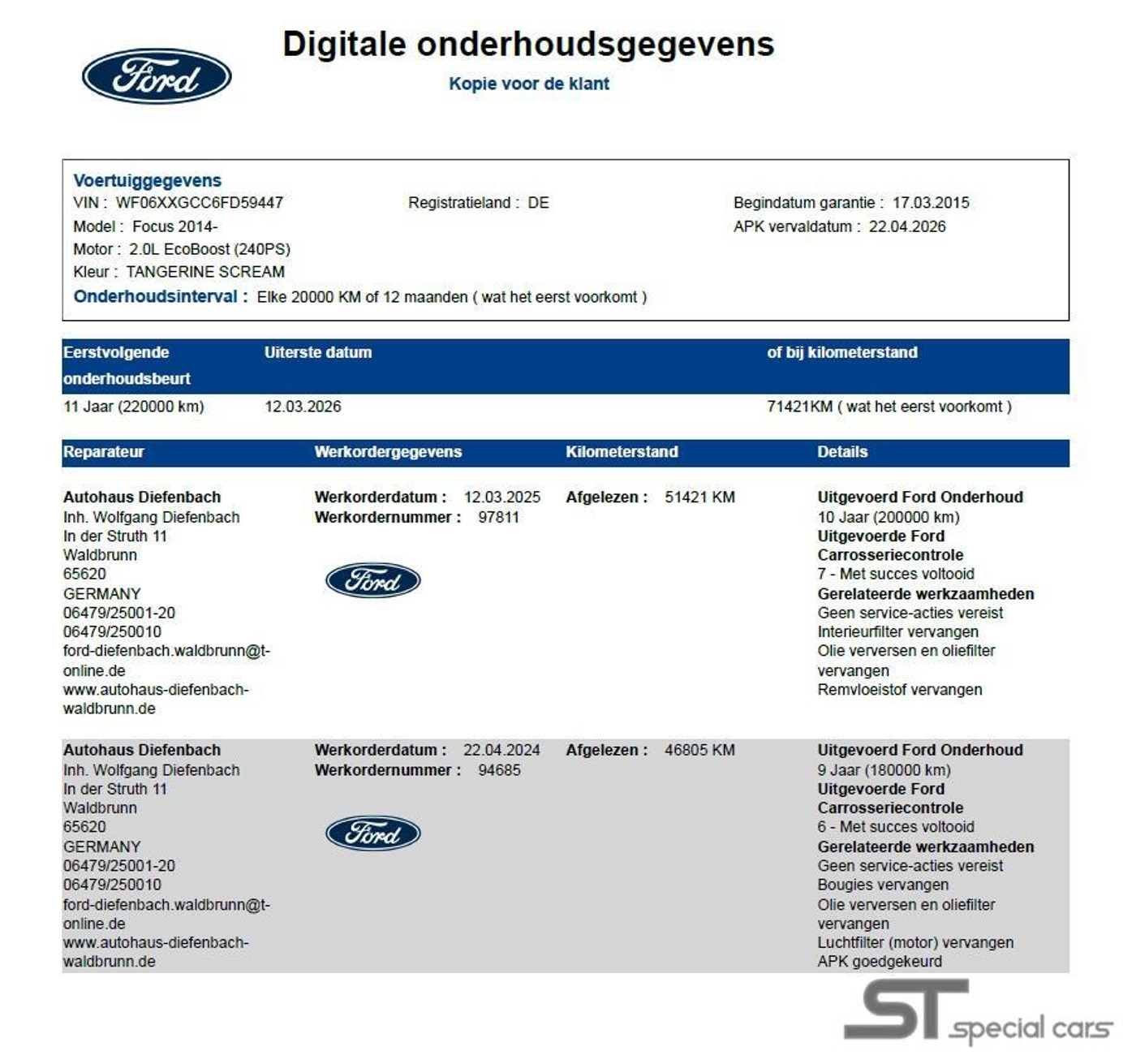 Foto van Ford Focus