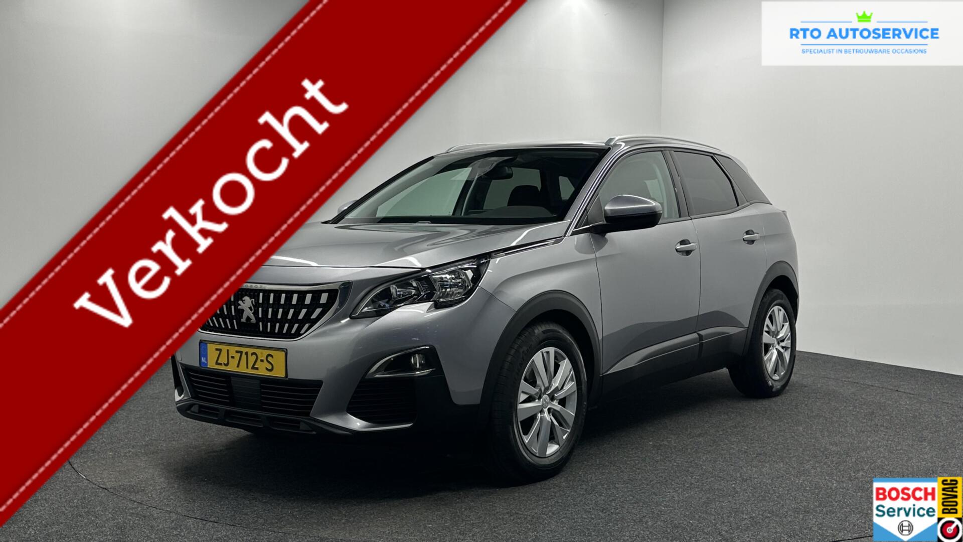 Peugeot 3008 1.2 PureTech Allure CARPLAY NAVI ECC CRUISE. 2019 - voorkant