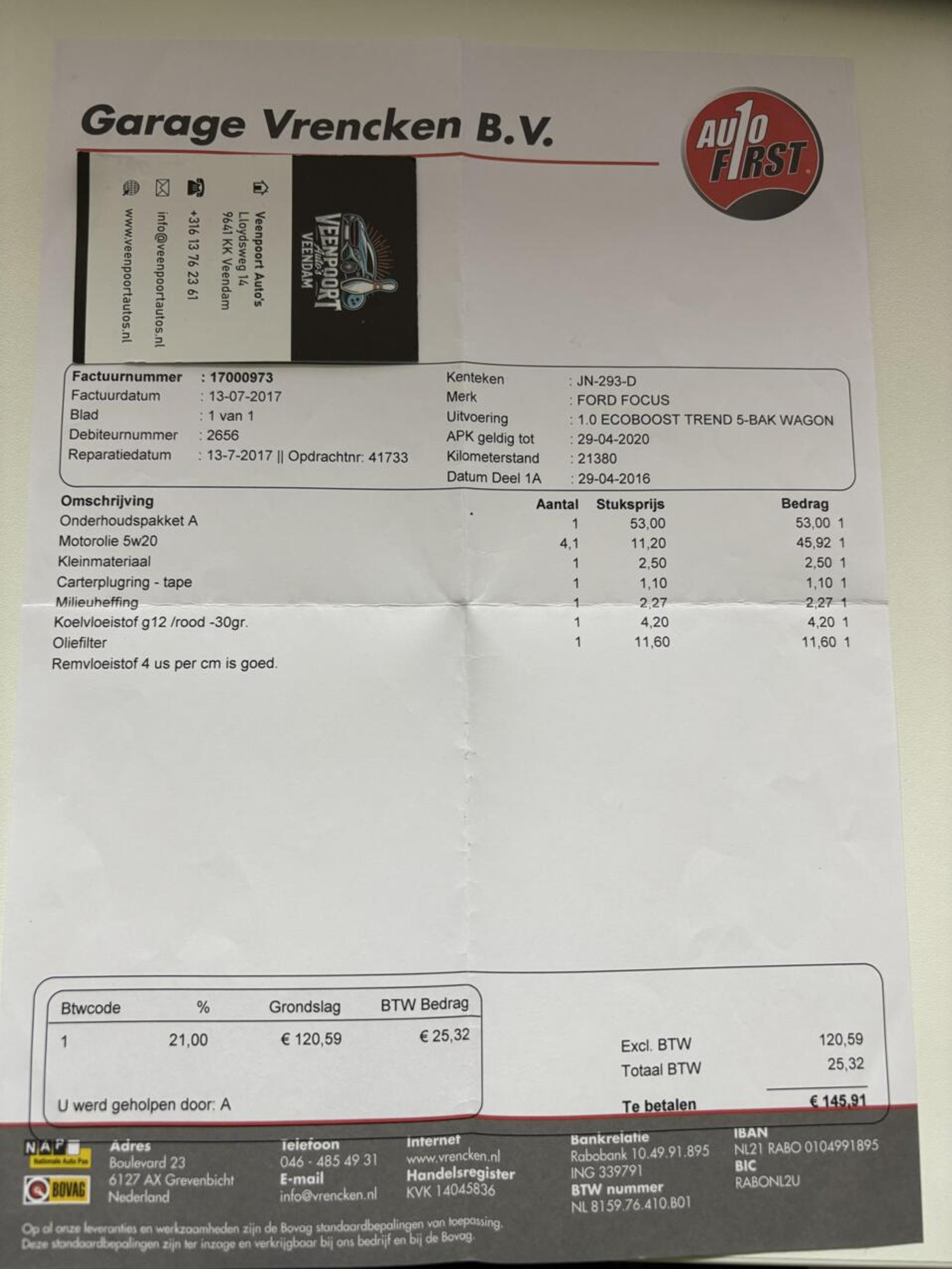 Foto van Ford Focus