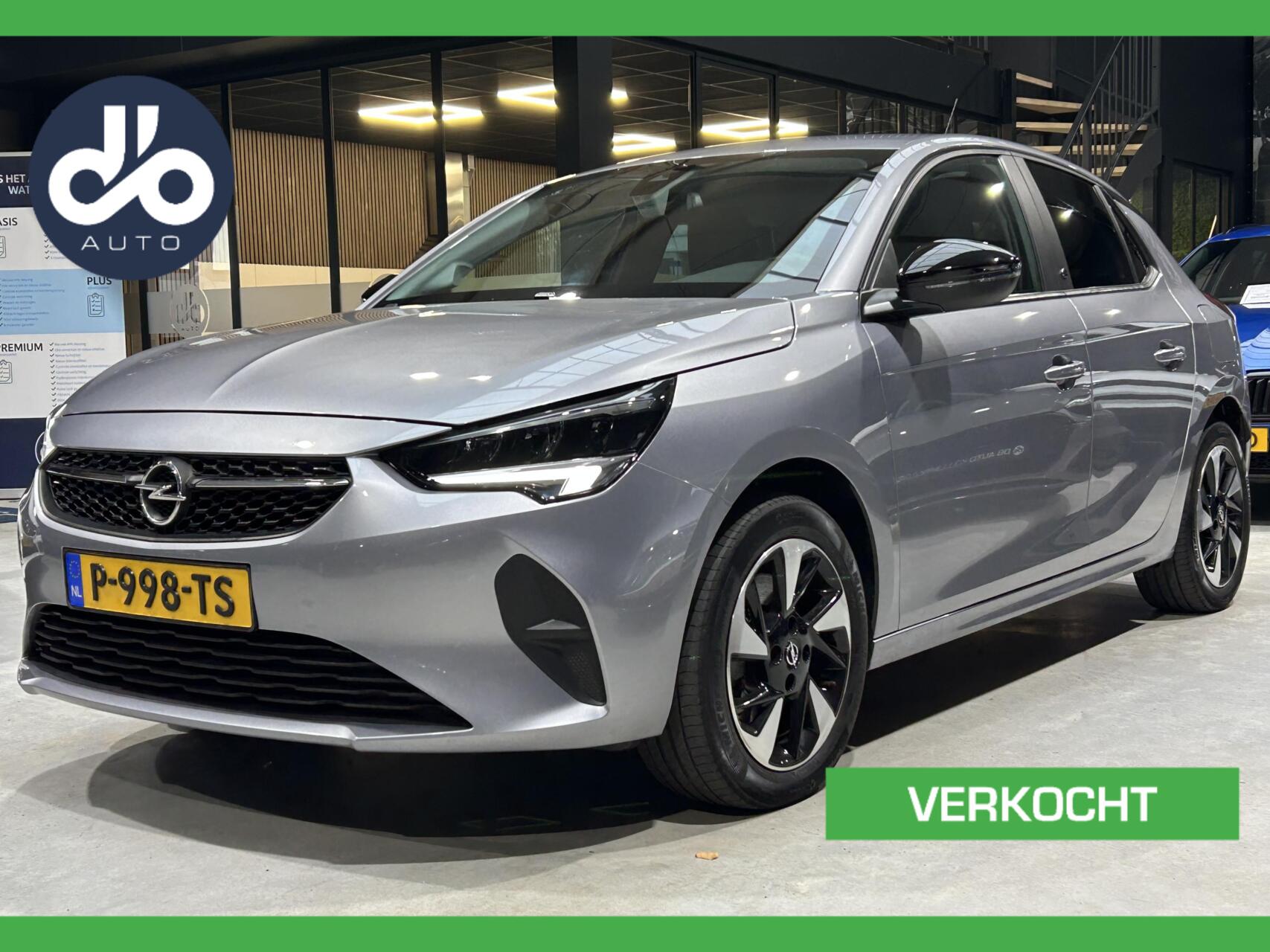 Opel Corsa Elegance 1 fase 50 kWh RIJKLAAR I DIGI DISPLAY I PDC I STOELVERWARMING | SOH 93% 2021 - voorkant