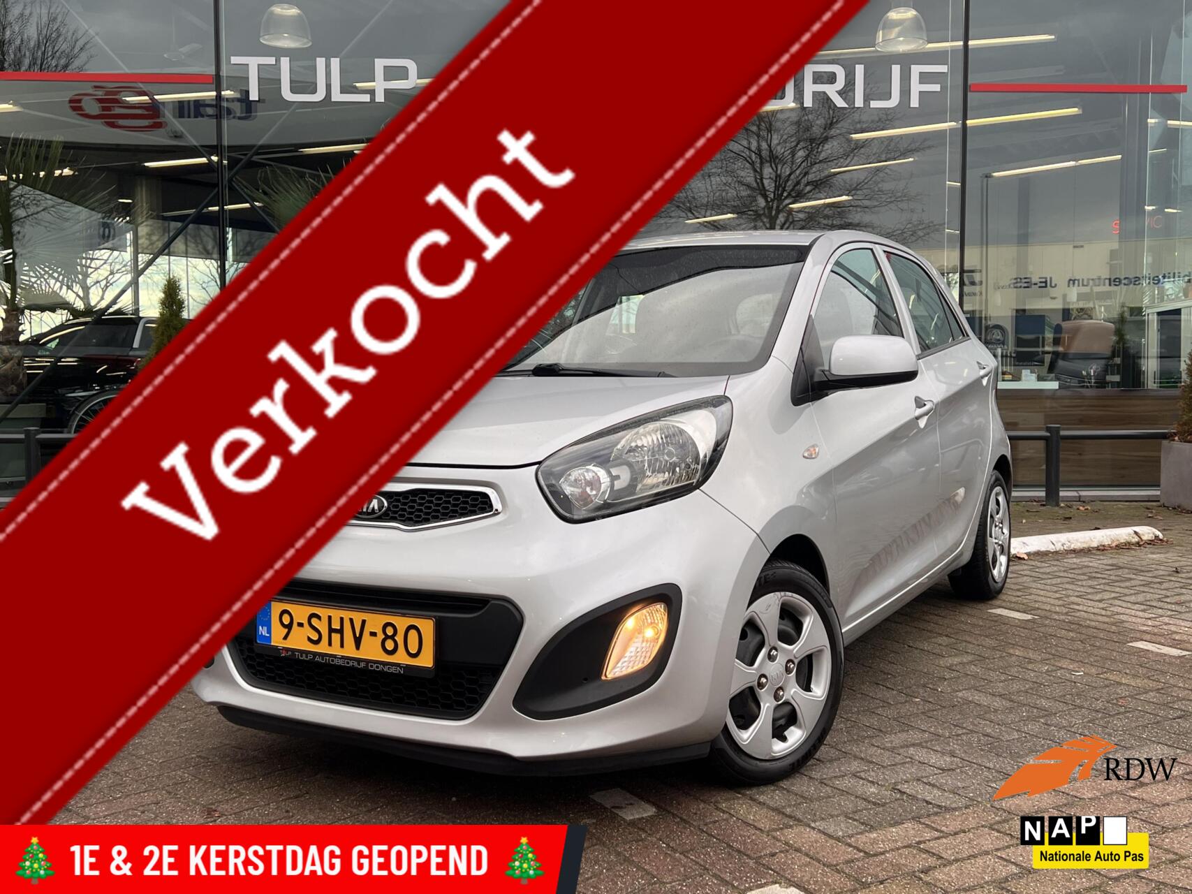 Kia Picanto 1.0 CVVT ISG Comfort Pack 5-Deurs Airco Mooie staat! 2013 - voorkant