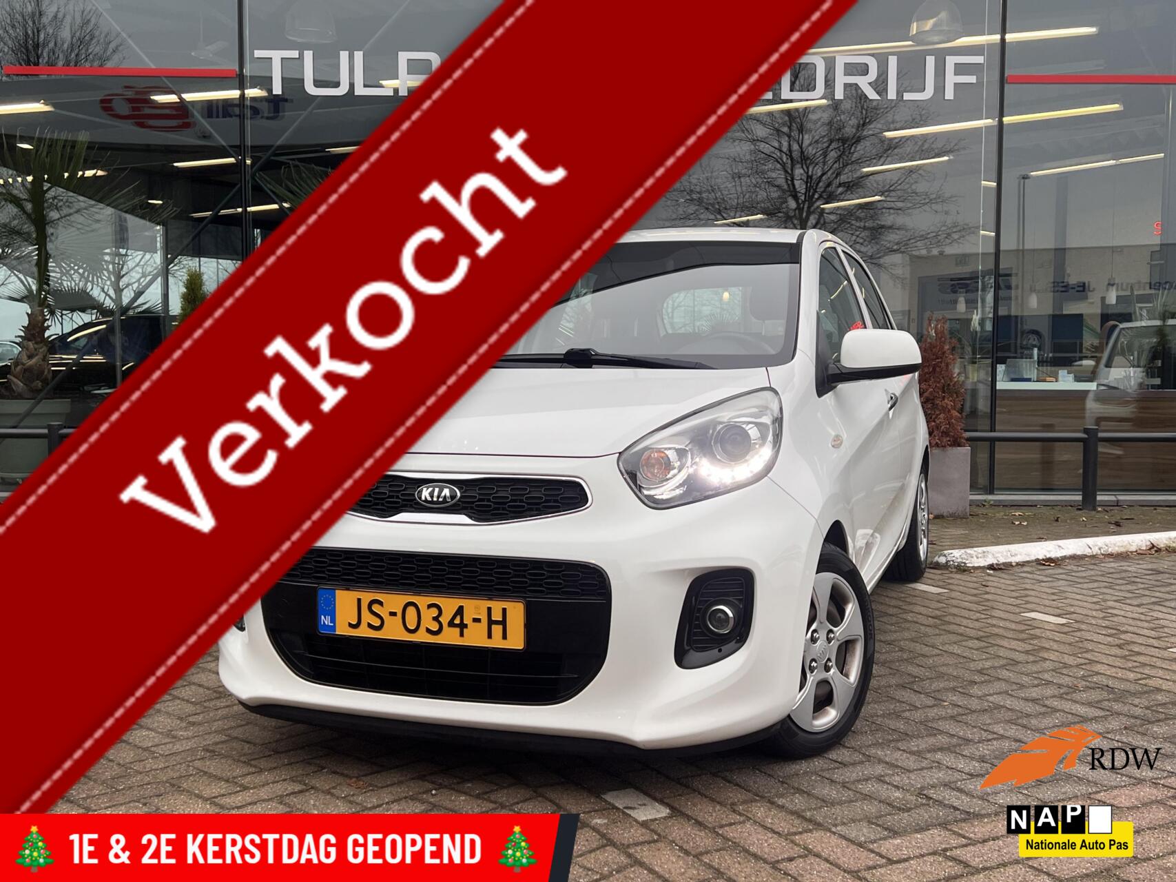 Kia Picanto 1.0 CVVT DynamicLine 5-Deurs Airco Cruise NAP 2016 - voorkant