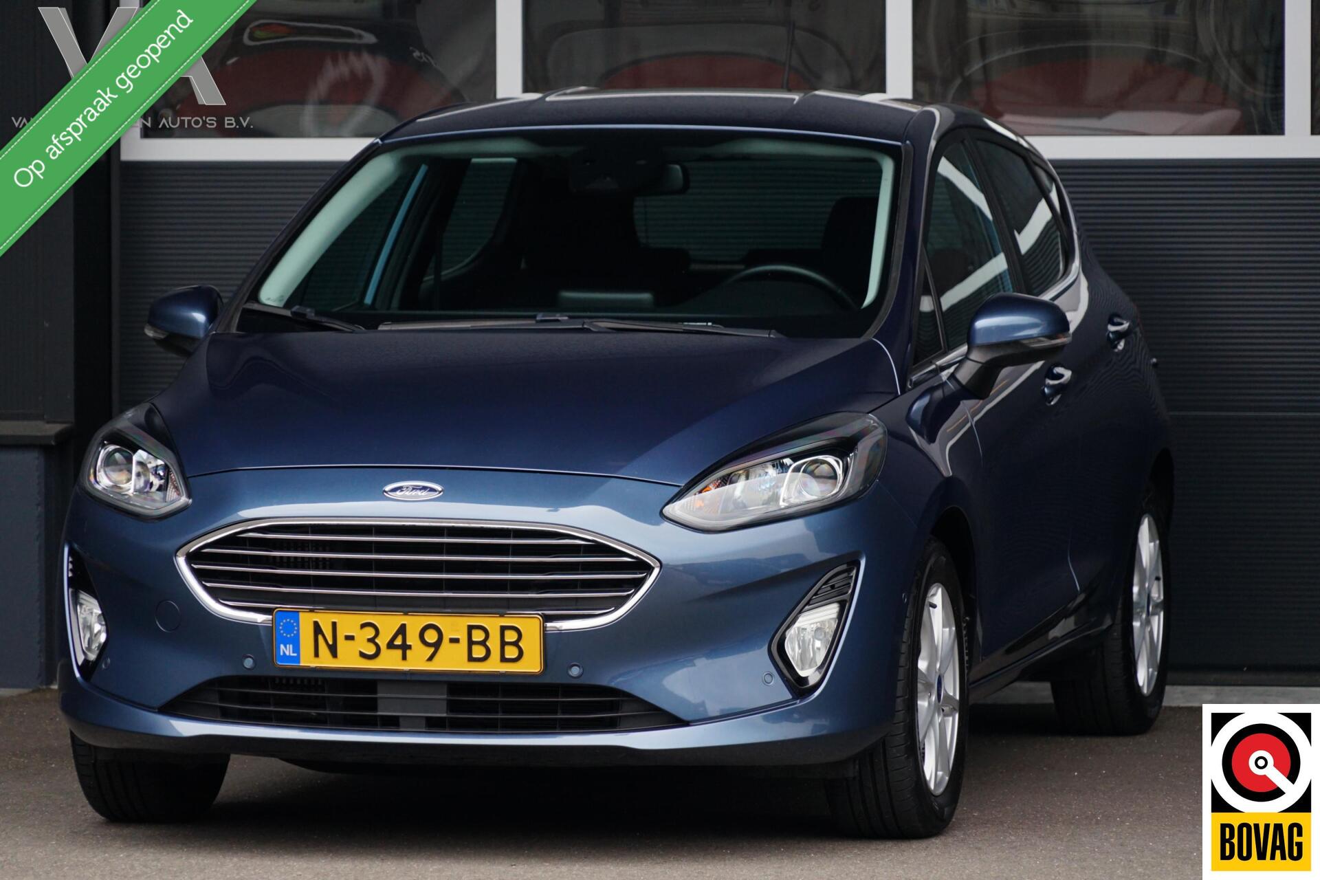 Ford Fiesta 1.0 EcoBoost Titanium, trekh. CarPlay, ACC, cam. 2021 - voorkant