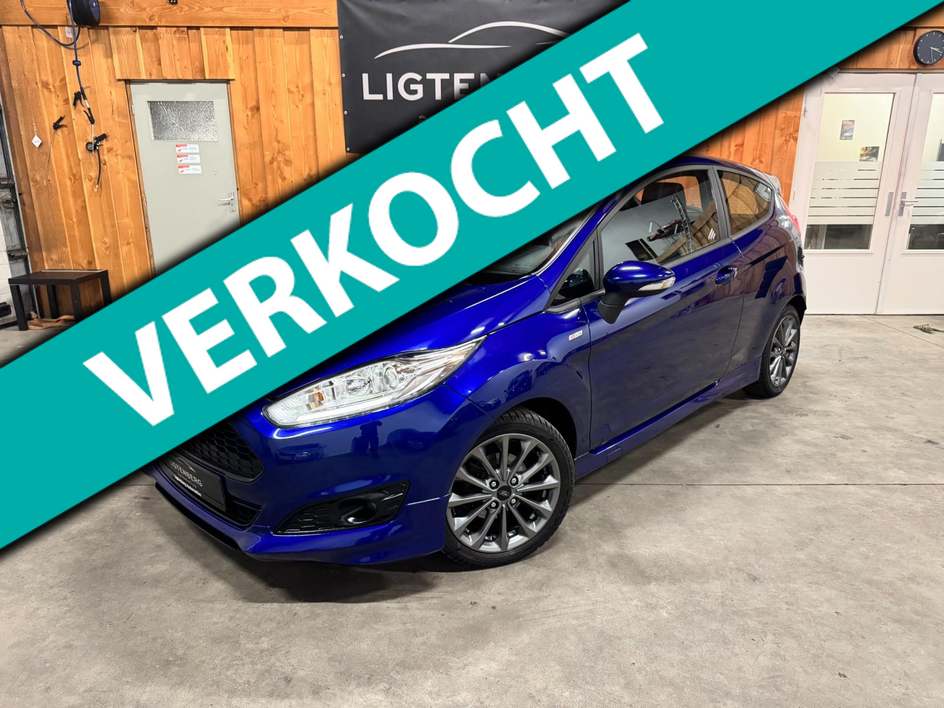 Ford Fiesta 1.0 EcoBoost ST Line STOELVERW / CLIMA / BOMVOL 2017 - voorkant