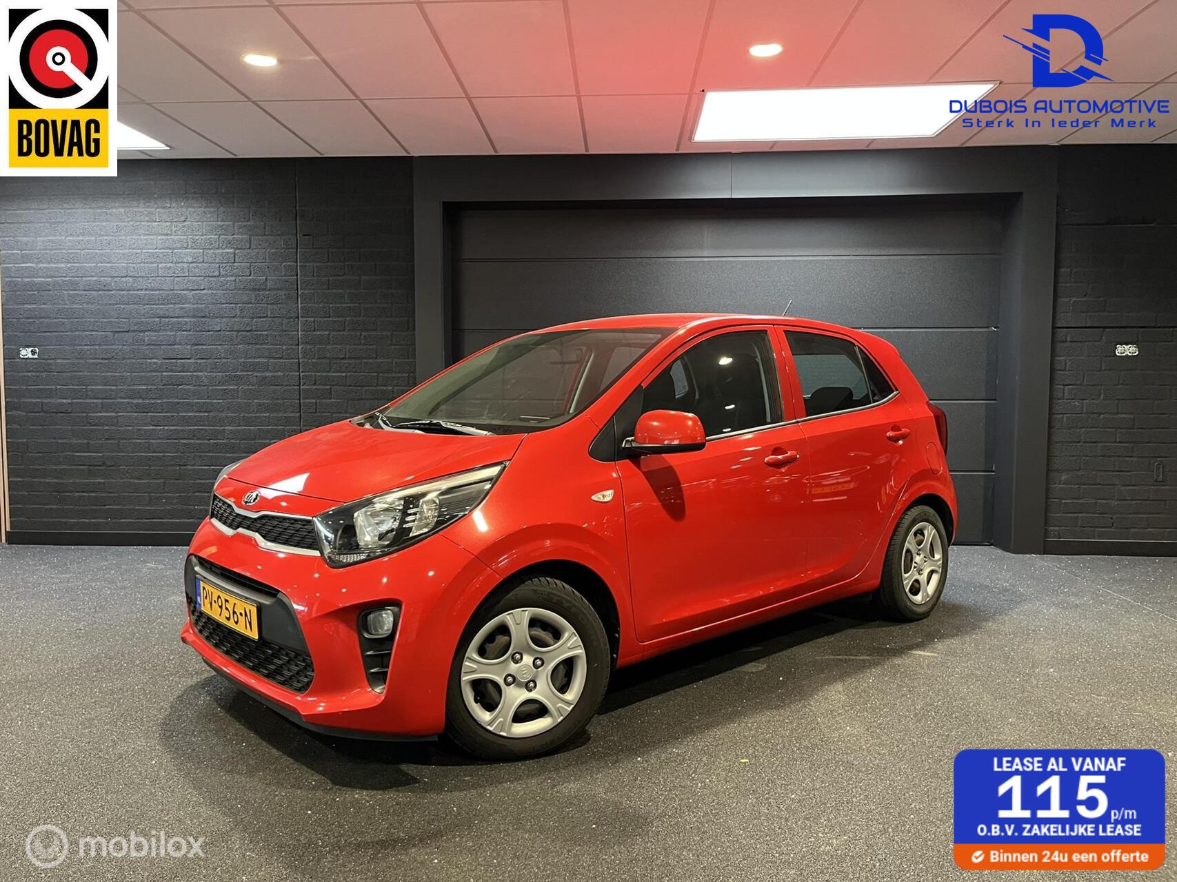 Kia Picanto 1.0 CVVT AIRCO|RIJKLAAR|MULTI STUUR|NAP|BT|NWAPK 2017 - voorkant
