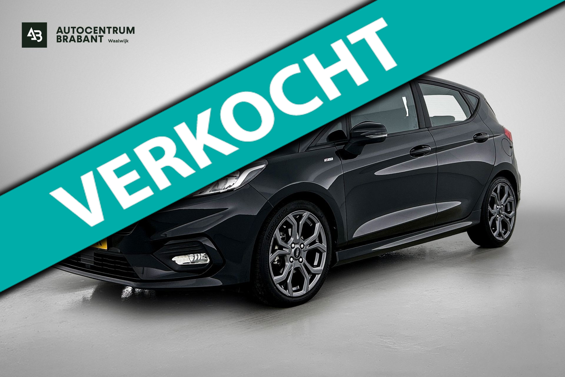 Ford Fiesta 1.0 EcoBoost ST-Line (NAVIGATIE, CARPLAY, LED, STUURBEDIENING, CLIMA, 1e EIGENAAR, GOED ONDERHOUDEN) 2018 - voorkant