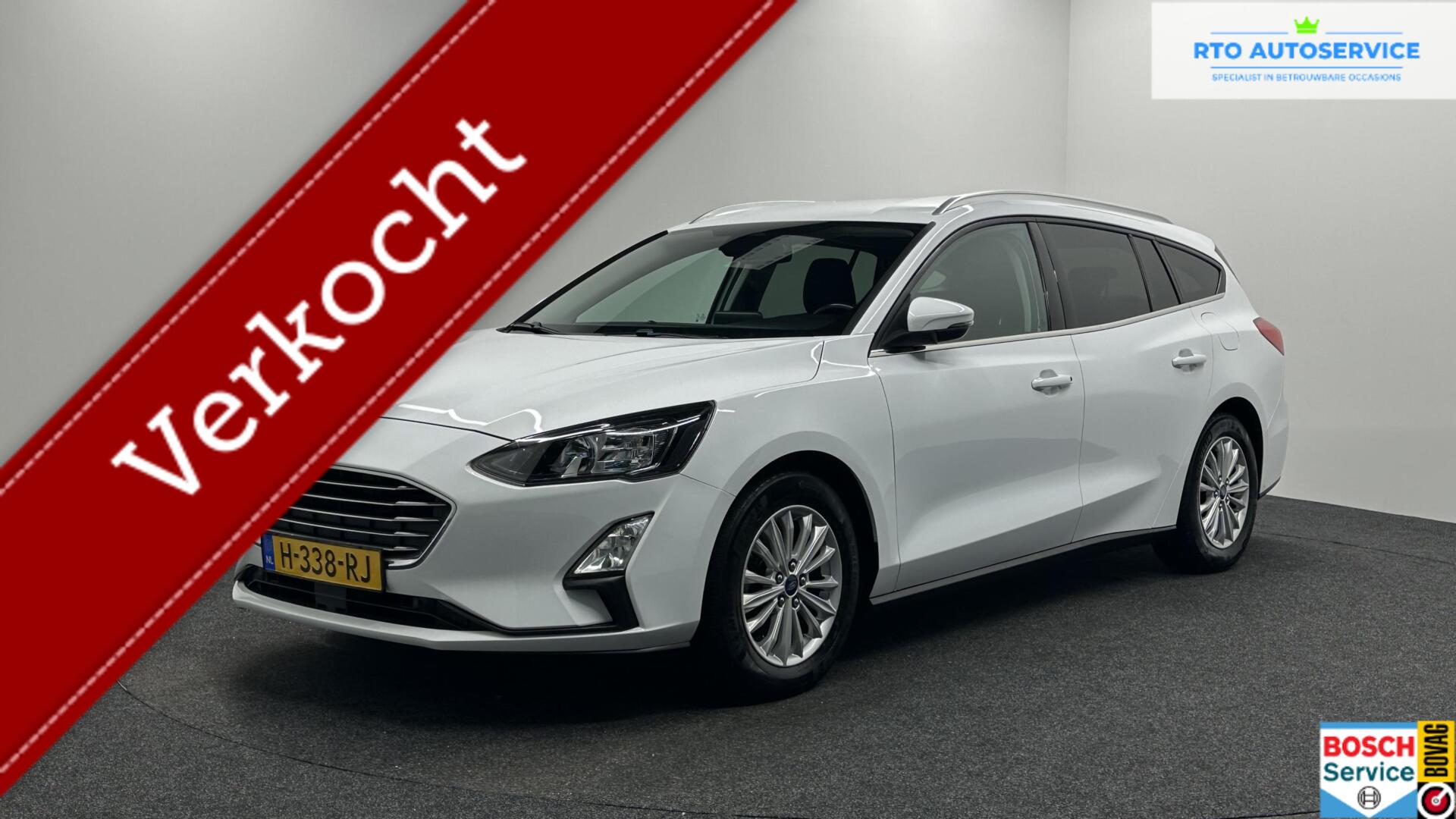 Ford Focus 1.0 EcoBoost Titanium Business TREKHAAK CRUISE ECC LM. 2020 - voorkant