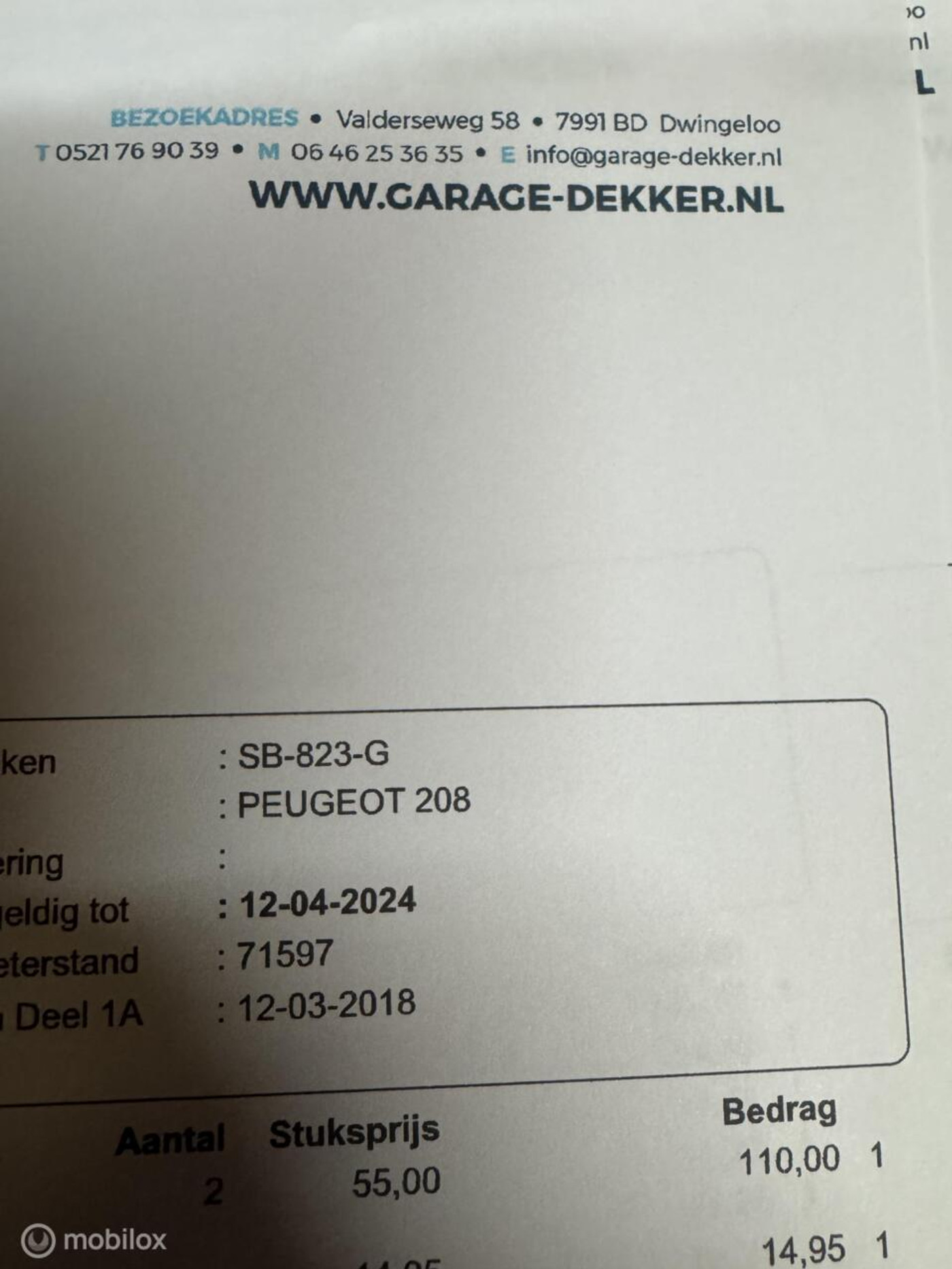 Foto van Peugeot 208