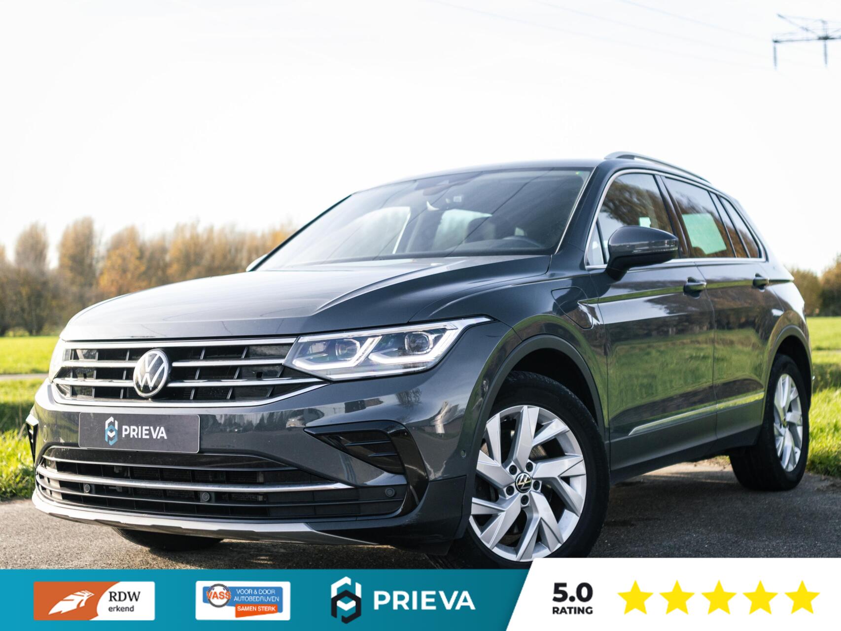 Volkswagen Tiguan 1,4 TSI eHybrid Elegance * Trekhaak * Matrix * Stoelverwarming * 2021 - voorkant